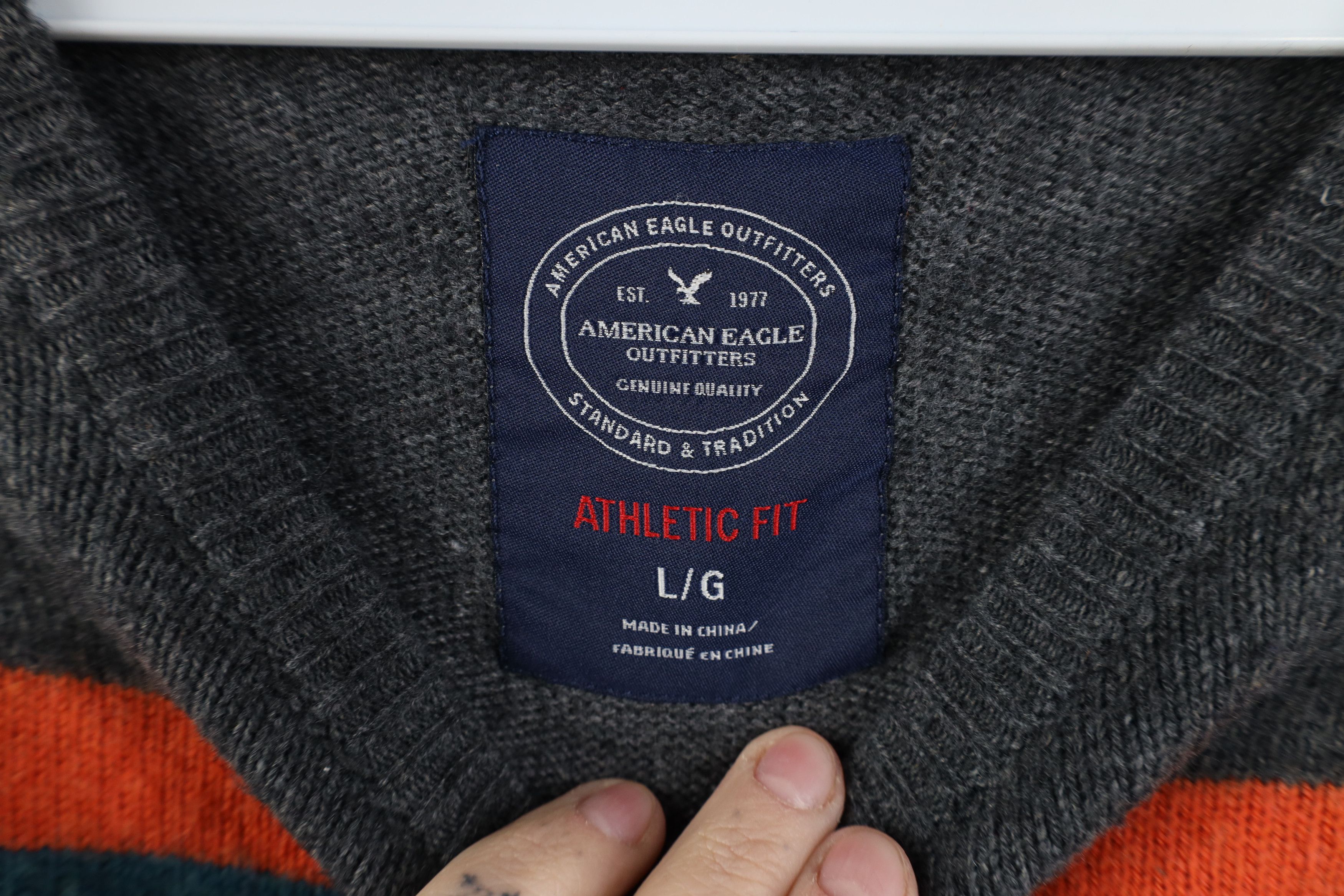 American Eagle Outfitters Vintage Y2K American Eagle Outfitters Wool Blend Sweater Size US L / EU 52-54 / 3 - 5 Thumbnail