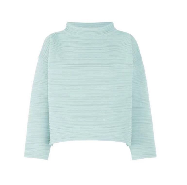 Issey Miyake Issey Miyake size:one size Blue knitted top Size S / US 4 / IT 40 - 9 Thumbnail