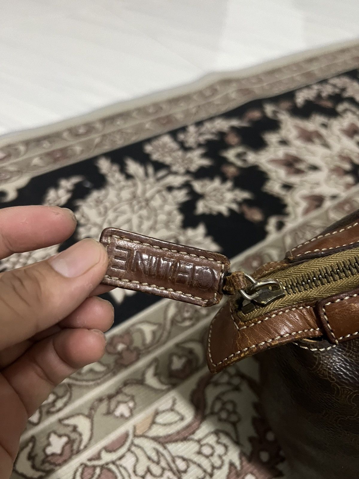 Celine × Vintage Vintage Celine Monogram Paris Handbag Size ONE SIZE - 5 Thumbnail