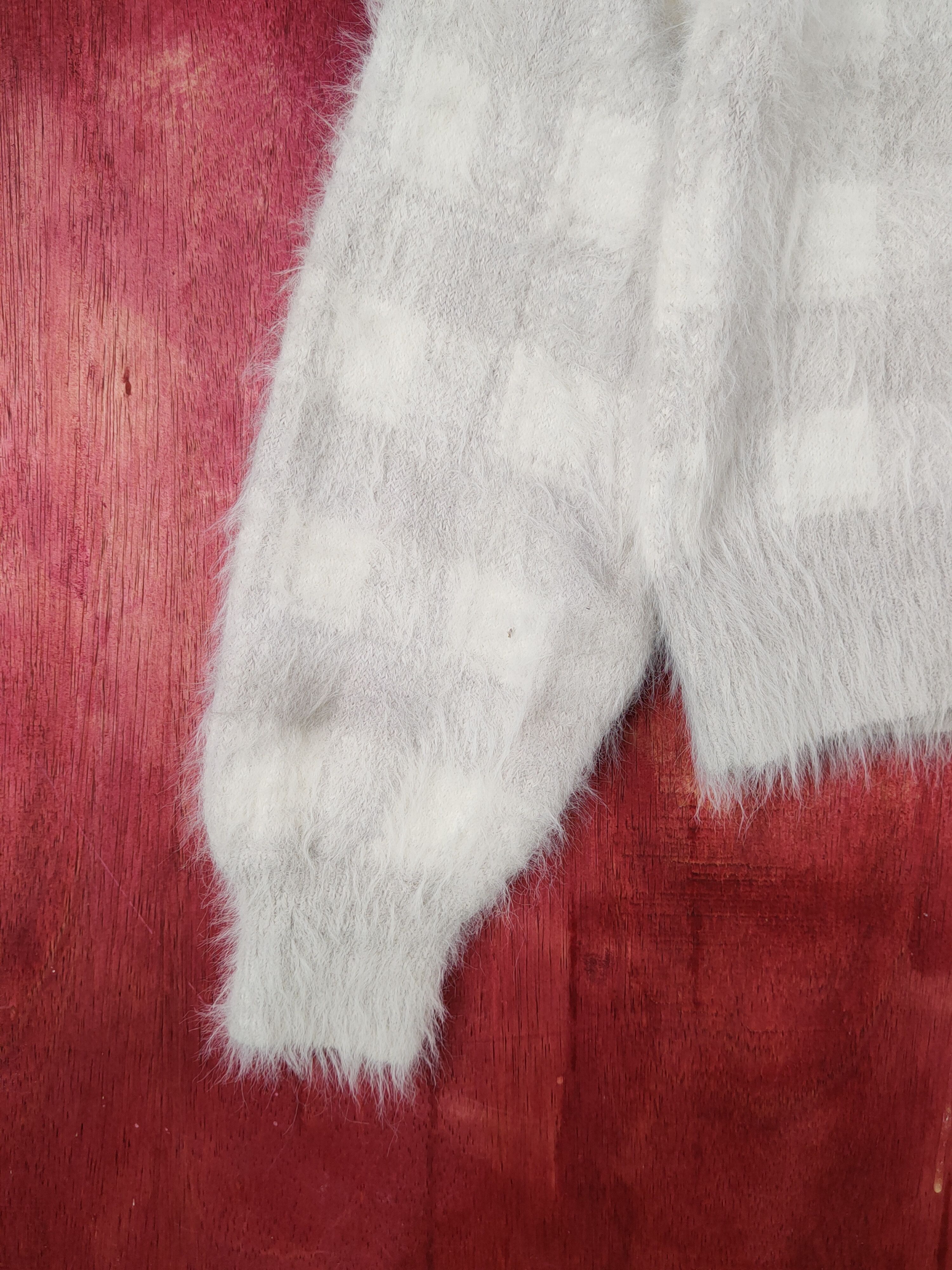 Homespun Knitwear × Japanese Brand × Vintage Archives Light Purple Shag Shaggy Fur Mohair Knitwear #S1997 Size M / US 6-8 / IT 42-44 - 4 Thumbnail