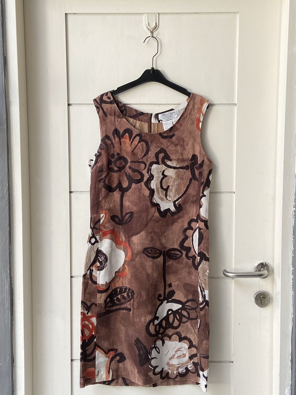 Max Mara MAX MARA Motive Brown Dress Size XS / US 0-2 / IT 36-38 - 14 Thumbnail