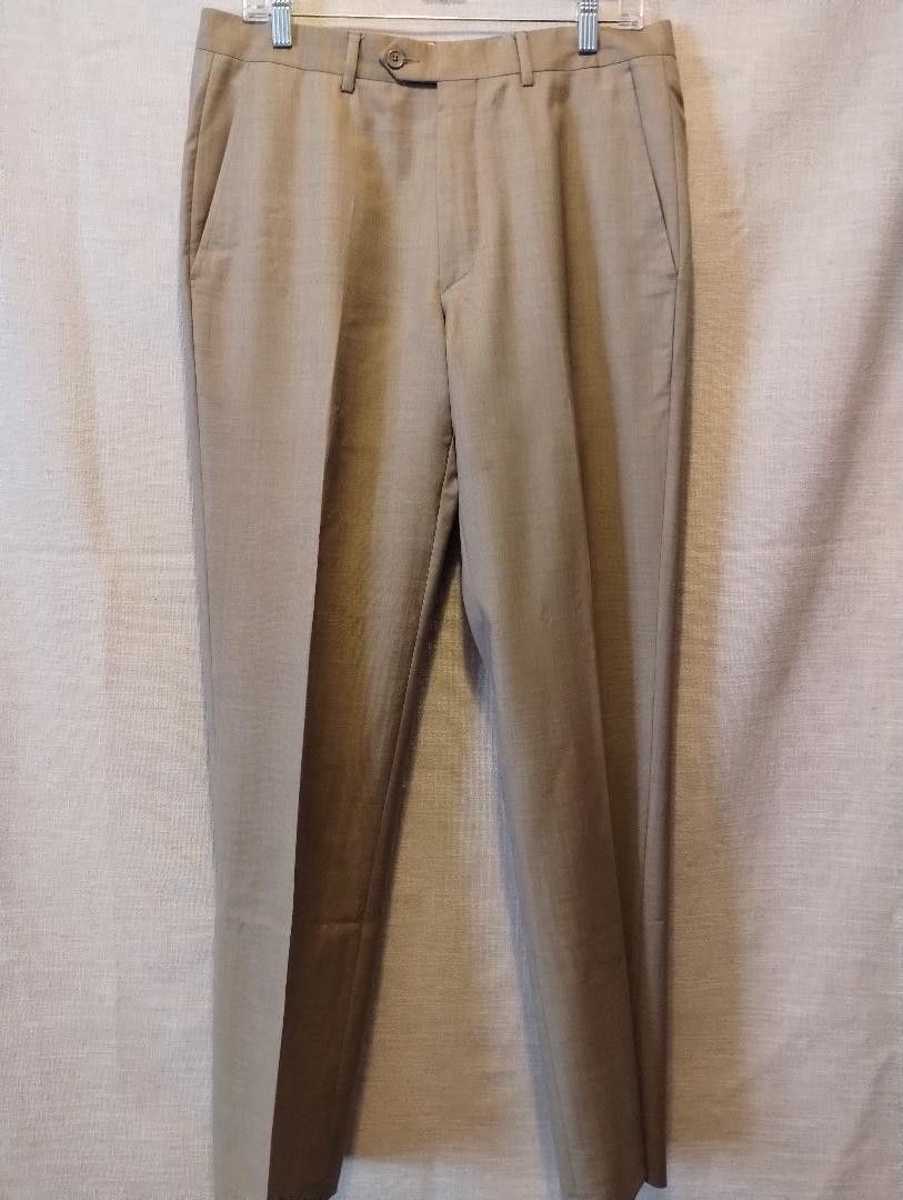 Santorelli Luxury Serge Romeo 100 Wool Flat Front Pants Grailed