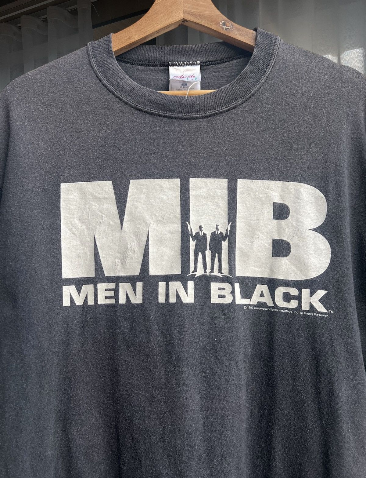 Vintage VINTAGE 90s MEN IN BLACK MOVIE PROMO TEE Size US L / EU 52-54 / 3 - 3 Thumbnail