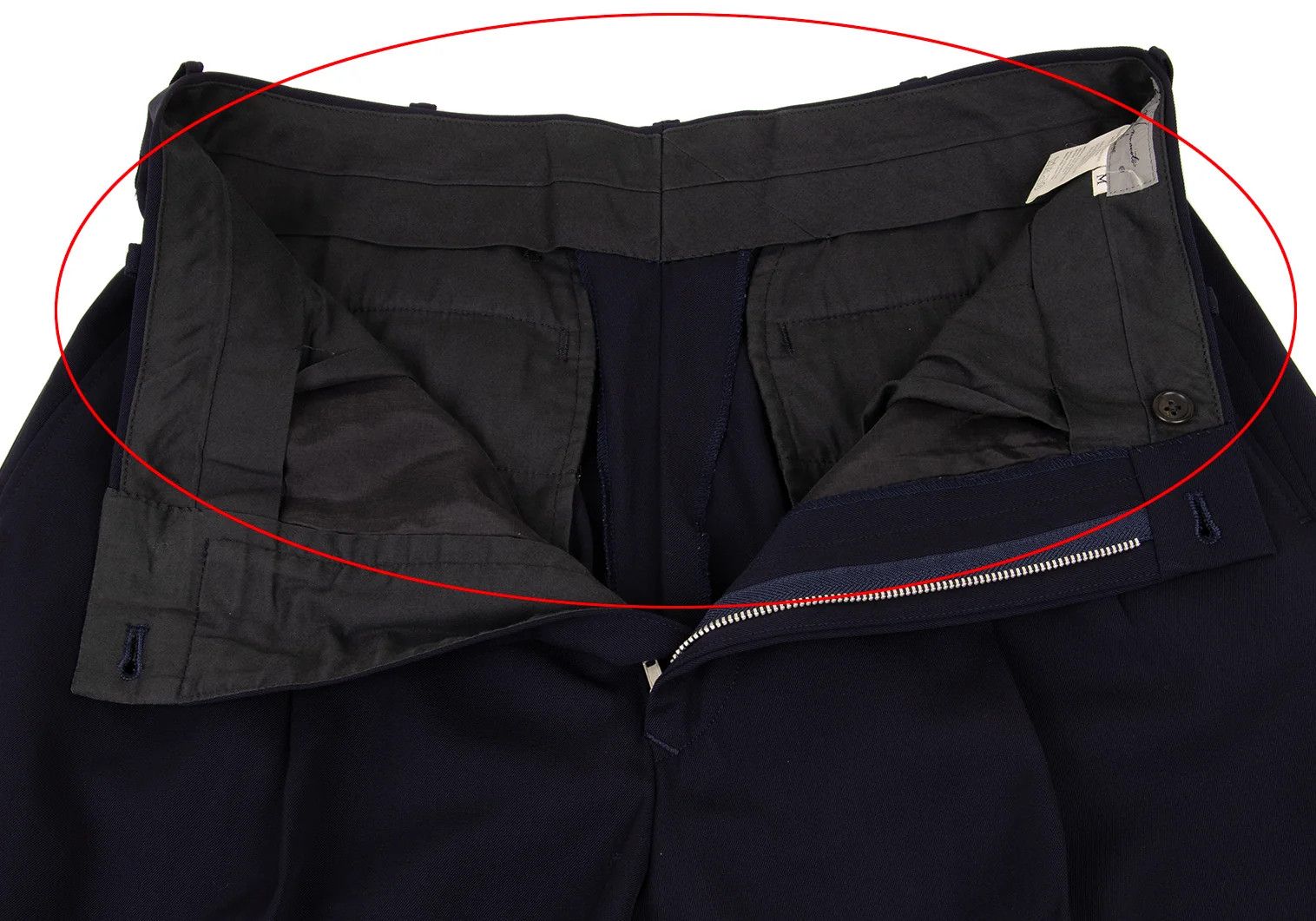 Yohji Yamamoto Yohji Yamamoto Wool Gabardine Tapered Pants Size US 34 / EU 50 - 7 Thumbnail
