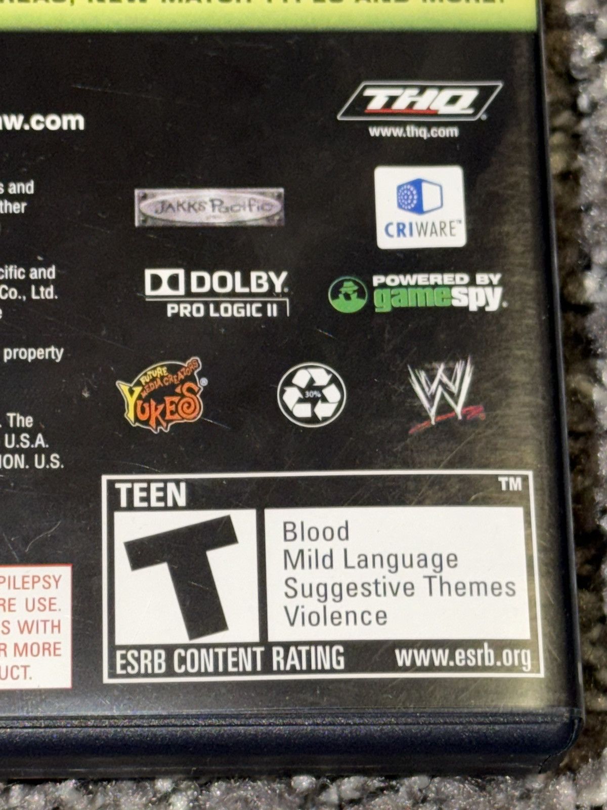 WWE Sony PlayStation 2 WWE Wrestling Smackdown Vs Raw 2009 Size ONE SIZE - 24 Thumbnail