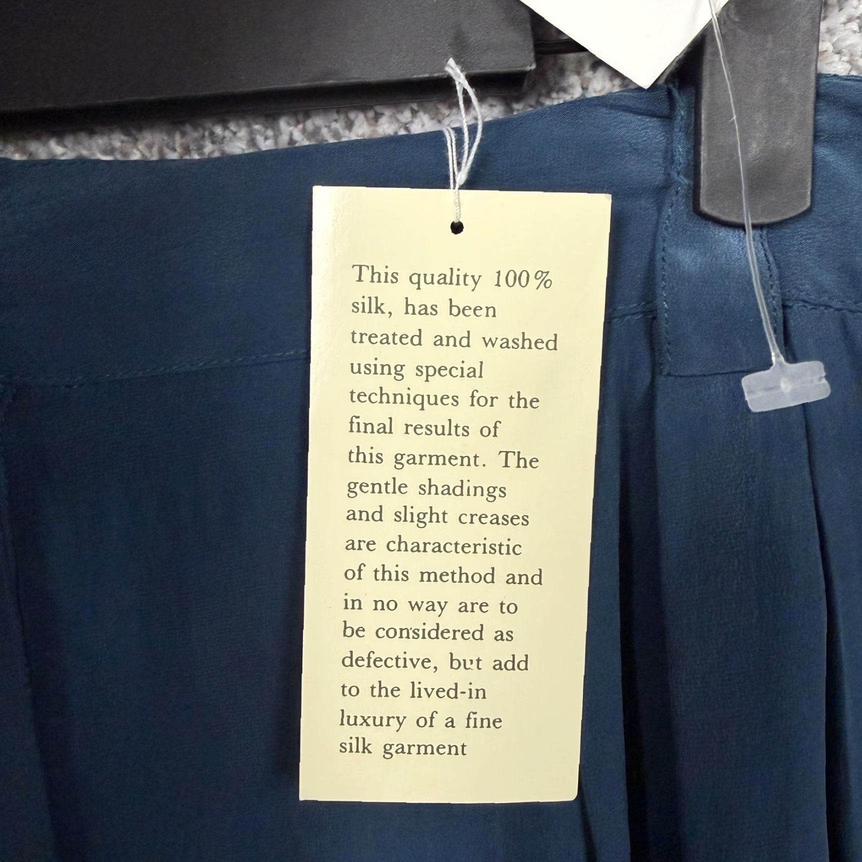 Altea VINTAGE Cameron & Roberts Pants Womens 2 Teal Silk Pleated NWT 80s 90s Bohemian Retro Business Formal Size 26" / US 2 / IT 38 - 4 Thumbnail