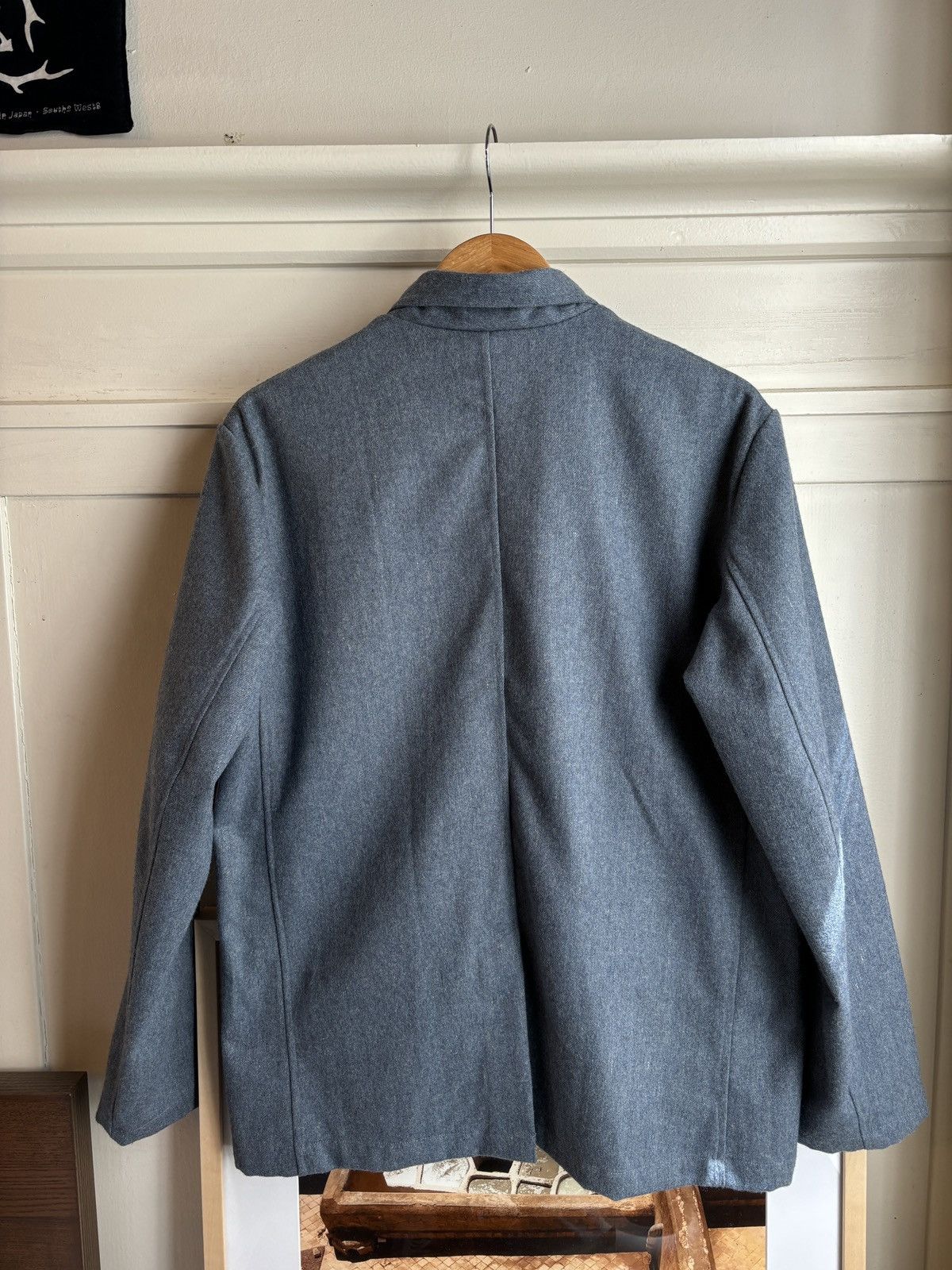 18 East Osman Suit - CADET BLUE HANDWOVEN Size 42R - 6 Thumbnail