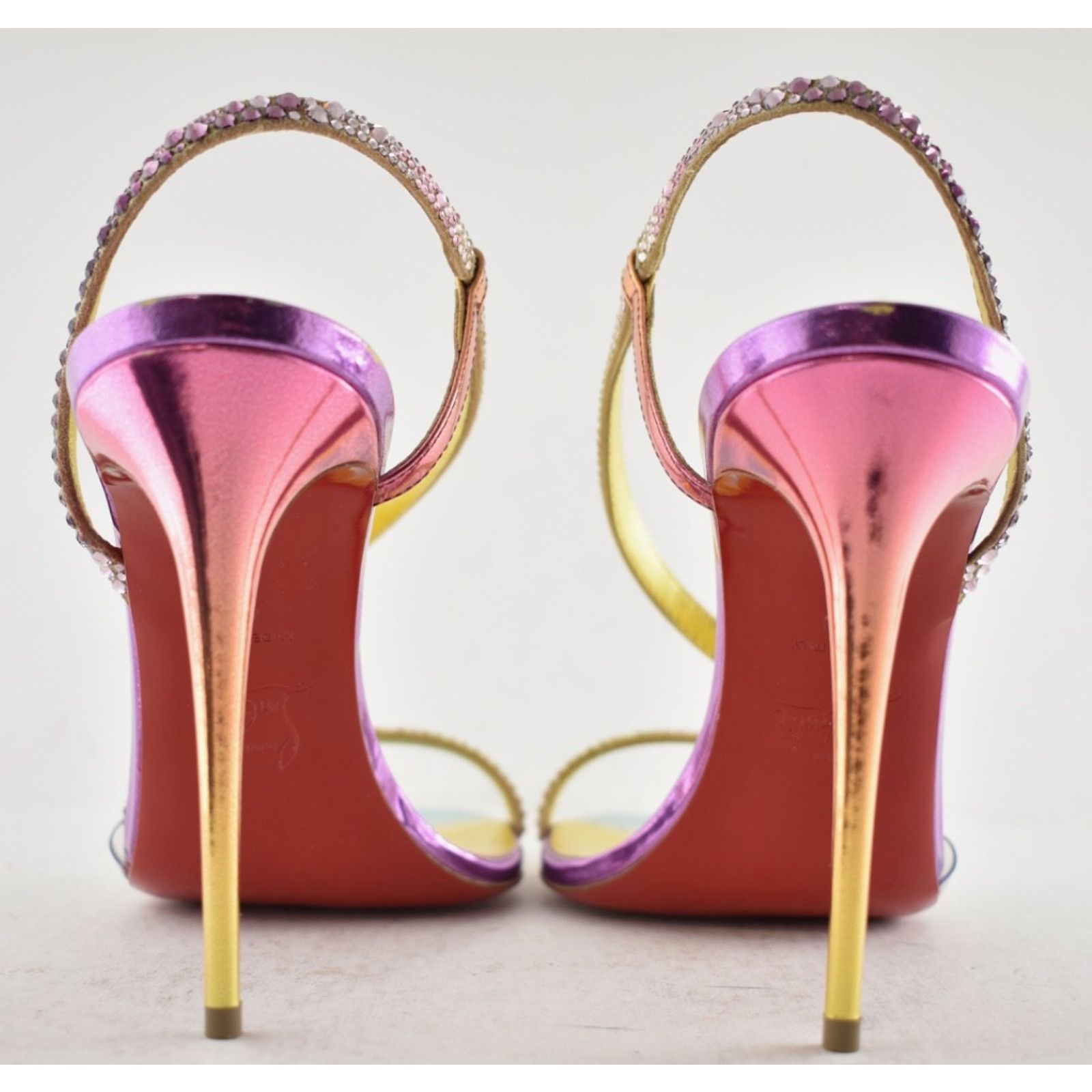 Christian Louboutin Christian Louboutin Rosalie Strass 100 Ankle Strap Sandal 40 Size US 10 / IT 40 - 17 Thumbnail