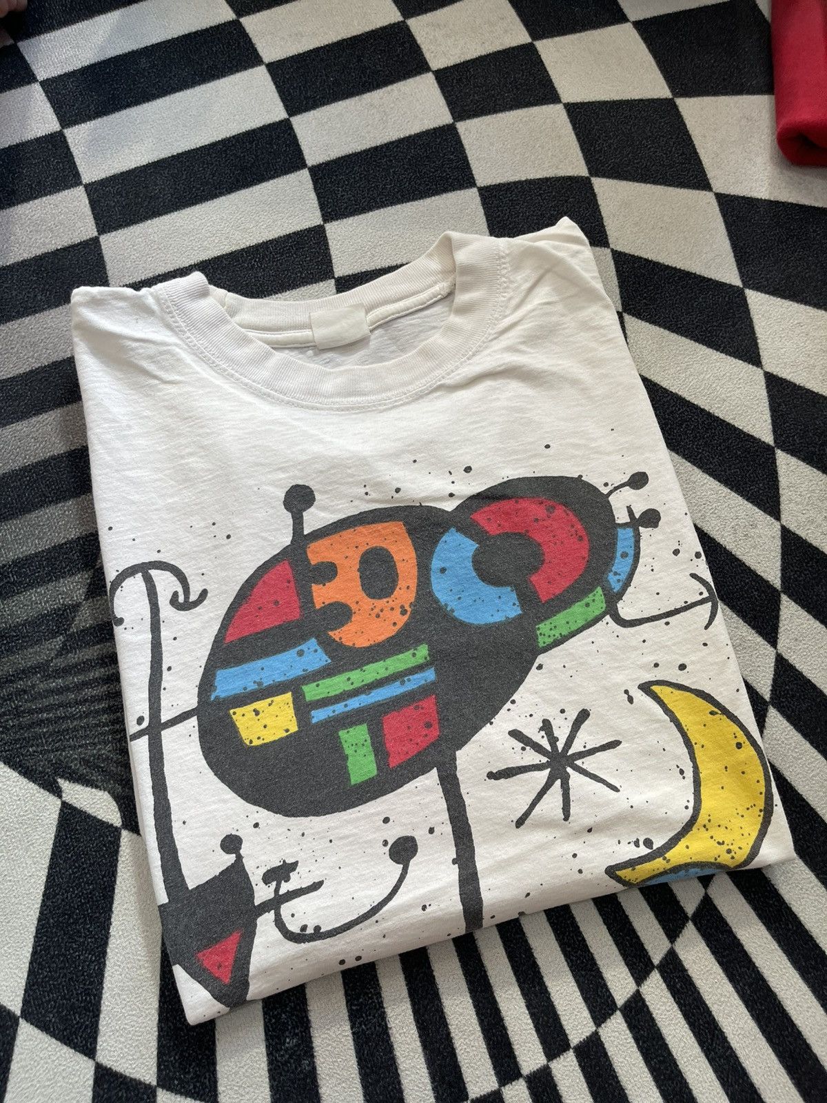 Arts & Science Vtg Joan Miró 90s Art Exhibition T-Shirt / Abstract Graphic Size US L / EU 52-54 / 3 - 1 Thumbnail