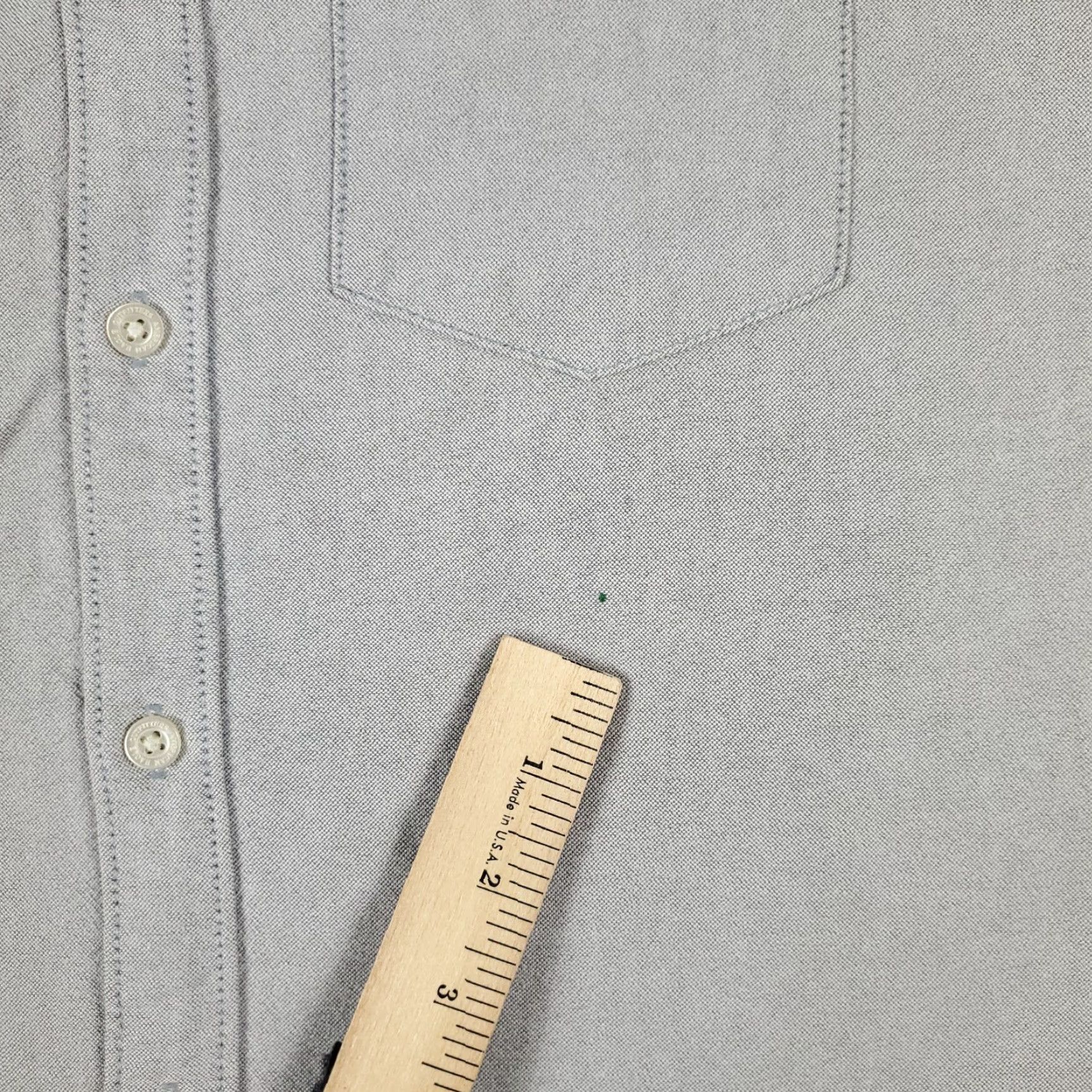 American Eagle Outfitters American Eagle Button-Up Shirt Mens Small Gray Short Sleeve Casual Preppy Size US S / EU 44-46 / 1 - 6 Thumbnail