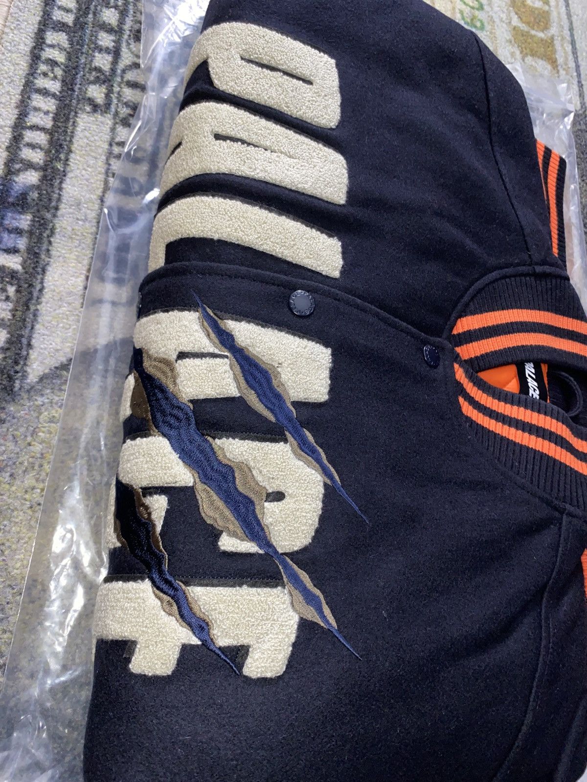 Palace Palace Tora Tora Varsity Jacket Navy Size US XL / EU 56 / 4 - 5 Thumbnail