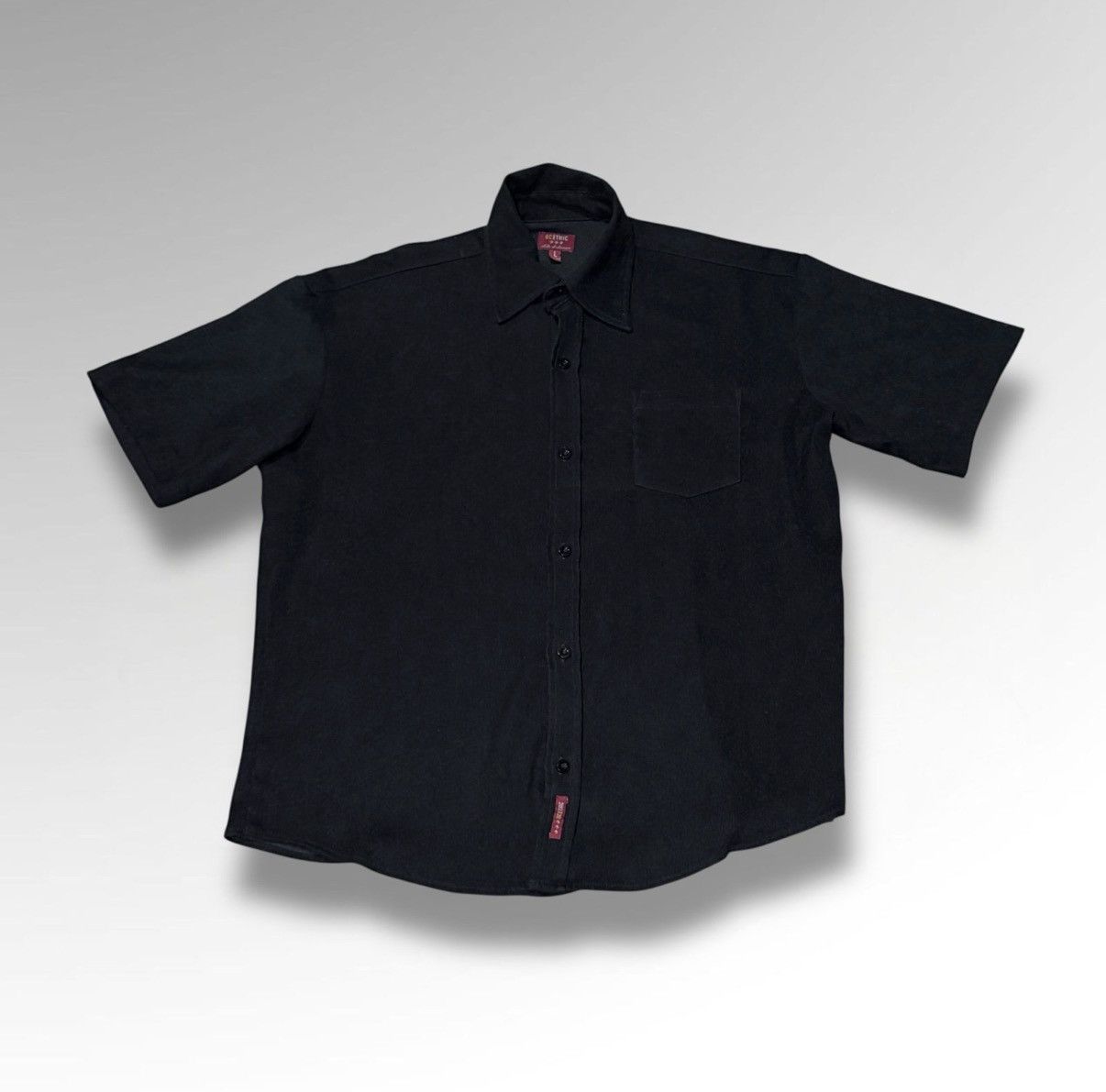 Bc Ethic Vintage 90s BC Ethic Black Short Sleeve Button up ⚫️ Size US L / EU 52-54 / 3 - 1 Thumbnail
