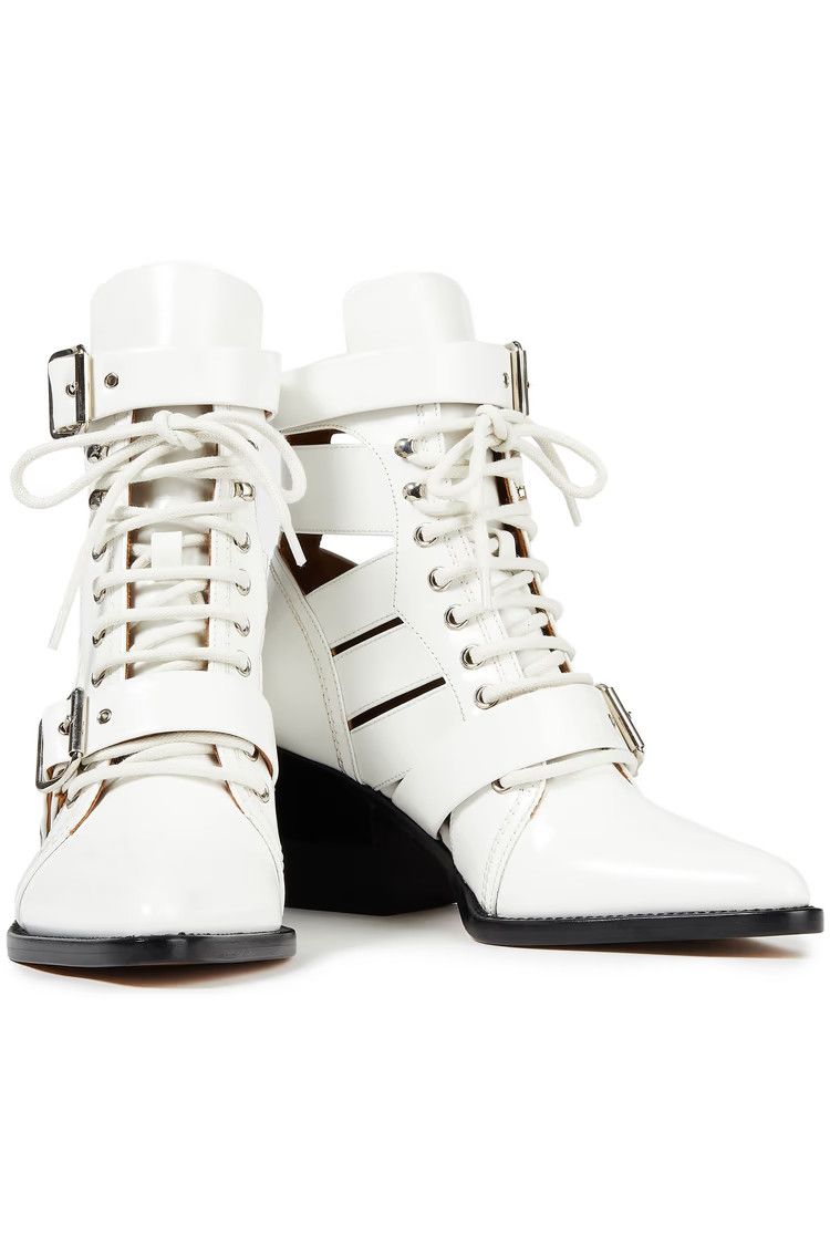 Chloe o1y0825 Ankle Boots in White Size US 5 / IT 35 - 4 Thumbnail