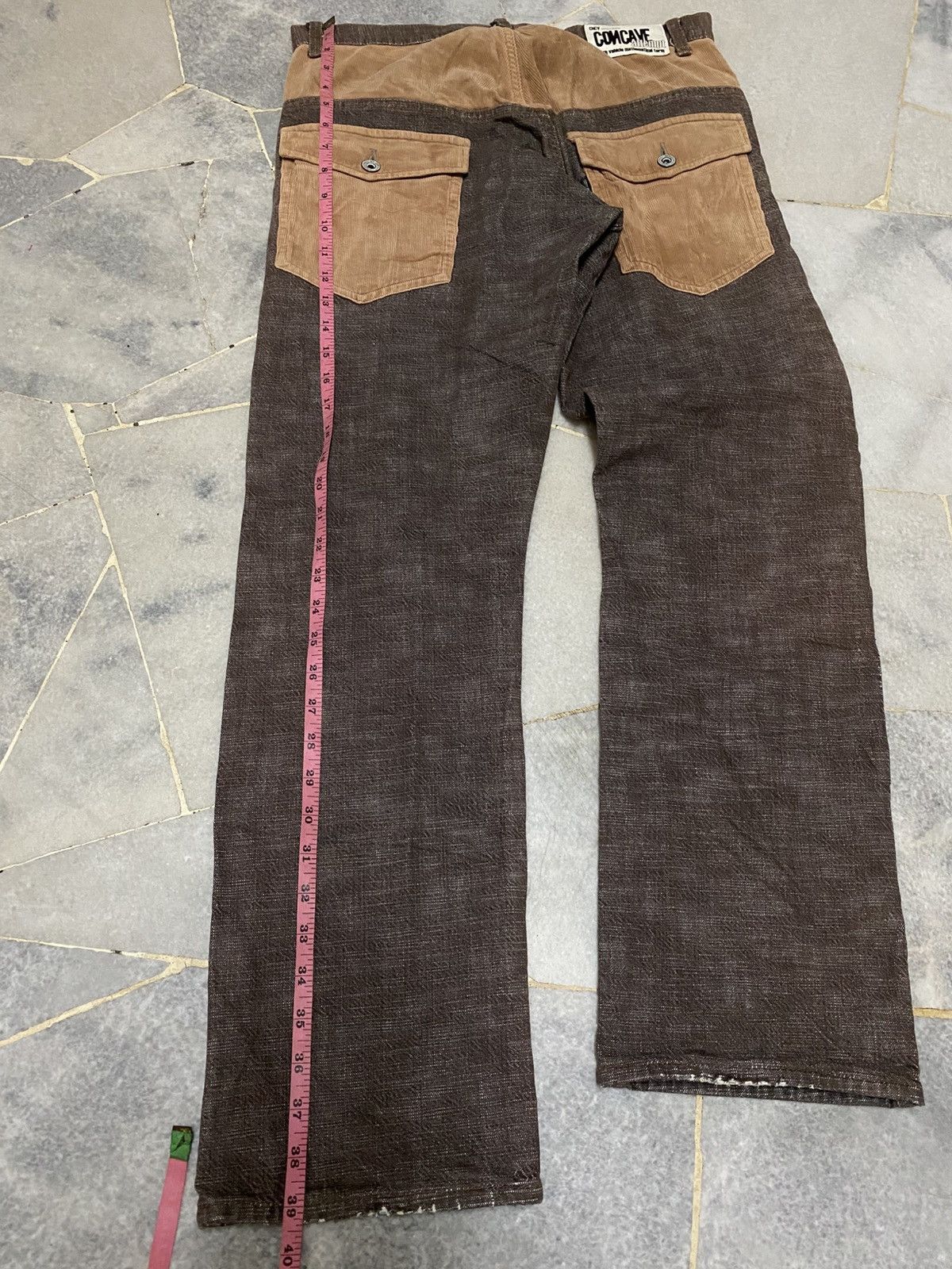 Japanese Brand Archive CNCV Concave Attempt Hybrid Corduroy Pants Size US 32 / EU 48 - 11 Thumbnail