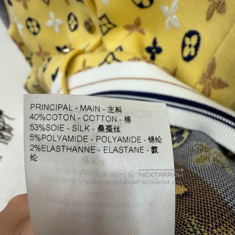 Louis Vuitton Louis Vuitton Yellow full print mulberry silk cardigan jac Size M / US 6-8 / IT 42-44 - 6 Thumbnail