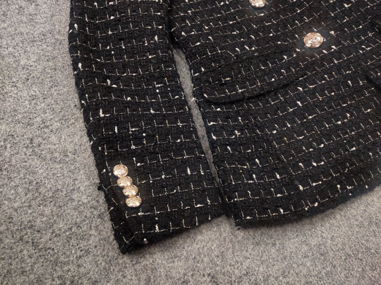 Balmain Balmain Paris Authentic Double Breasted tweed blazer Jacket Size M / US 6-8 / IT 42-44 - 5 Thumbnail