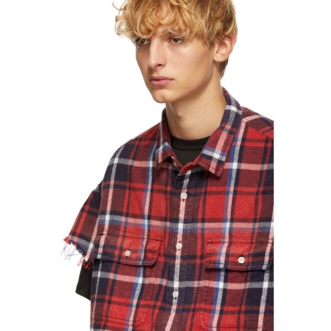 R13 Oversized Cut-off shirt. Small Size US S / EU 44-46 / 1 - 3 Thumbnail
