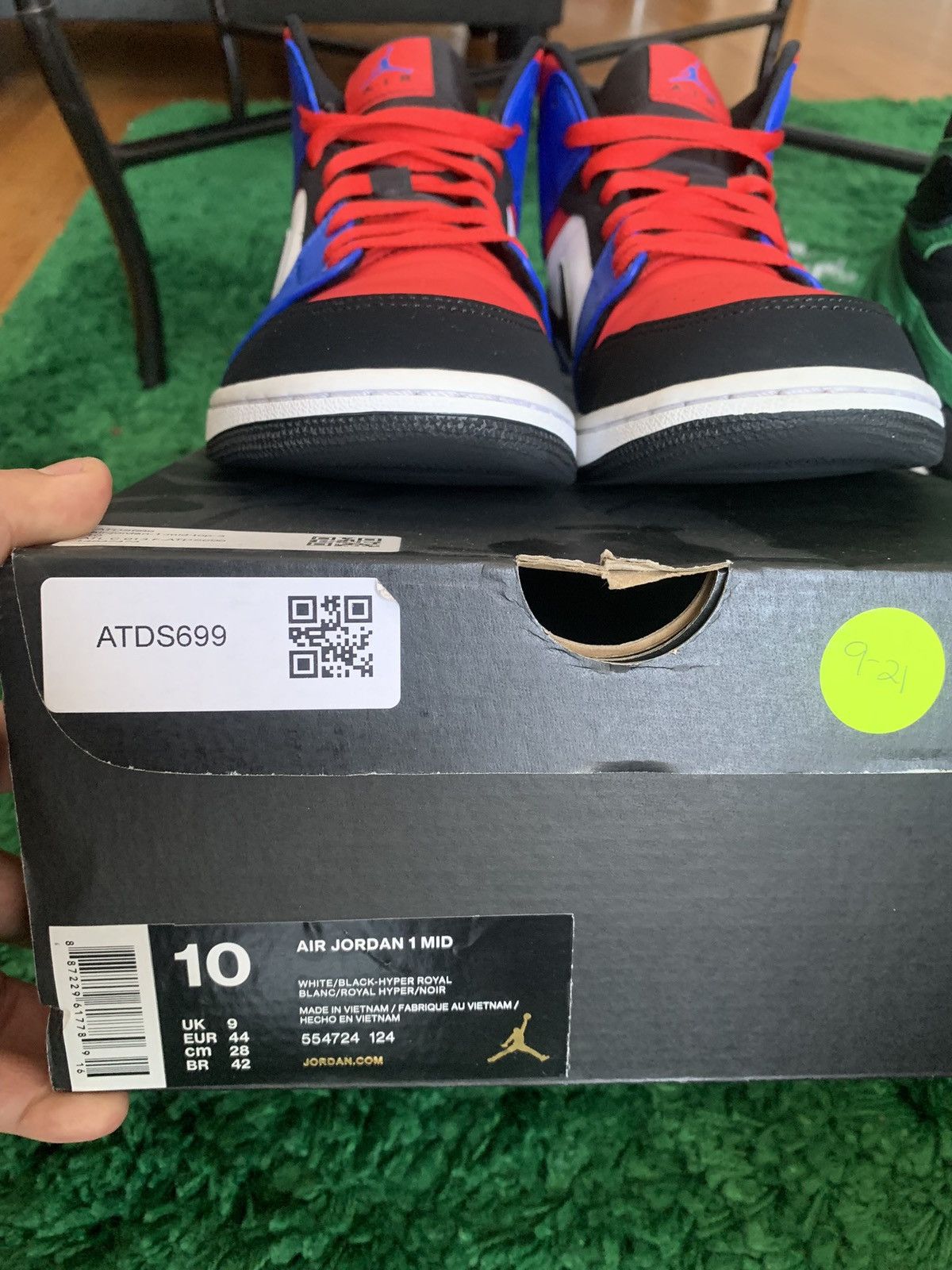 Jordan Brand × Nike Jordan 1 Mid Top 3 Size US 10 / EU 43 - 14 Thumbnail