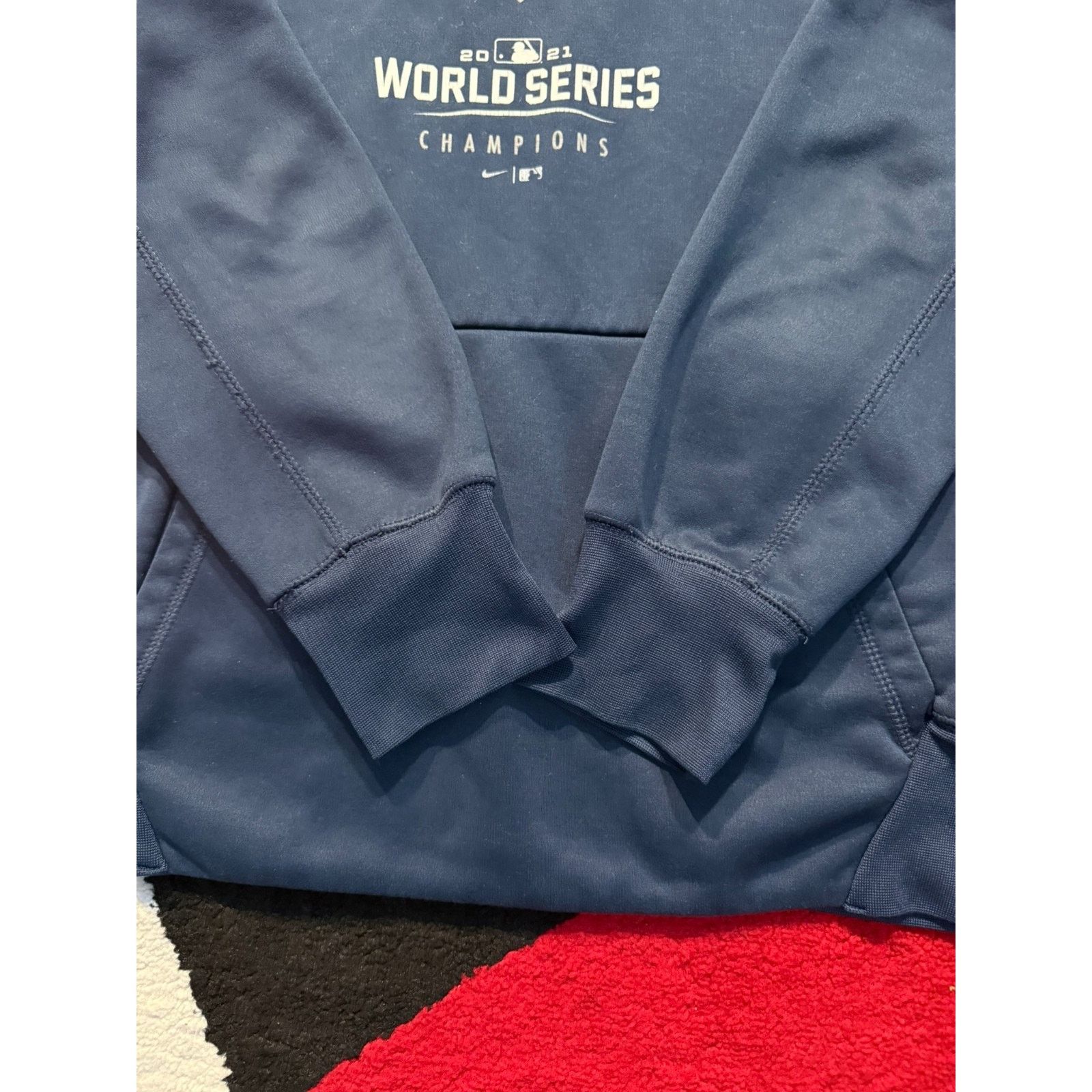 Nike Atlanta Braves Nike 2021 World Series Champions Hoodie Size US S / EU 44-46 / 1 - 5 Thumbnail