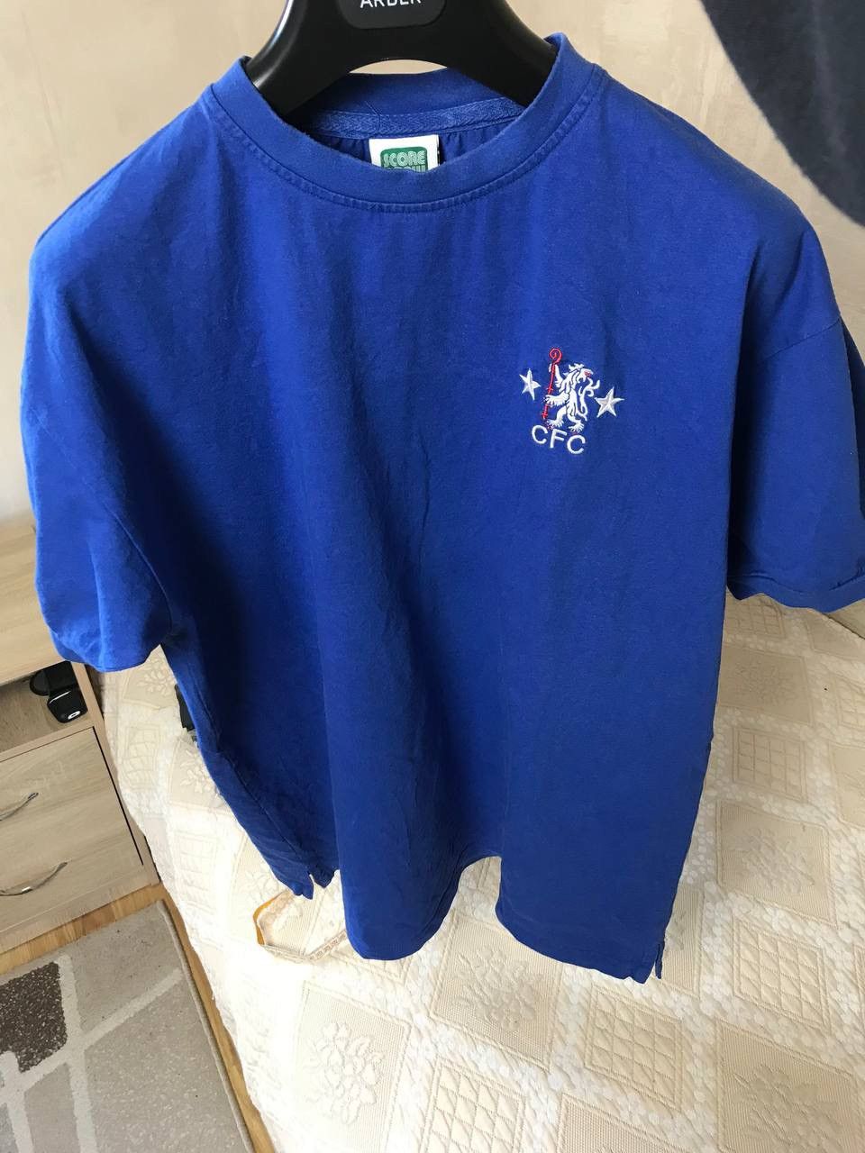 Chelsea Soccer 🔥 1970/1971 Chelsea Retro Jersey T Shirt Vintage Football Size US XL / EU 56 / 4 - 6 Thumbnail