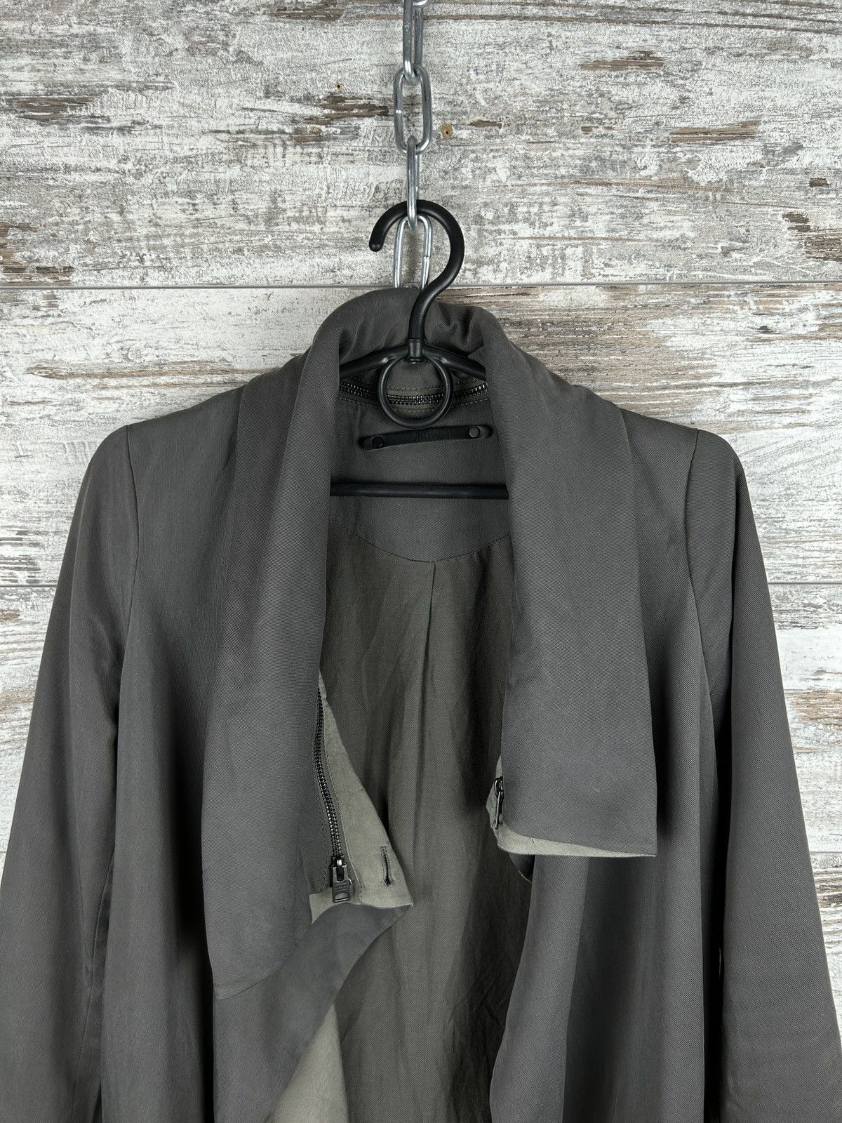 Allsaints × Japanese Brand Women’s AllSaints IONA COAT jacket trench luxury grey Size XS / US 0-2 / IT 36-38 - 4 Thumbnail