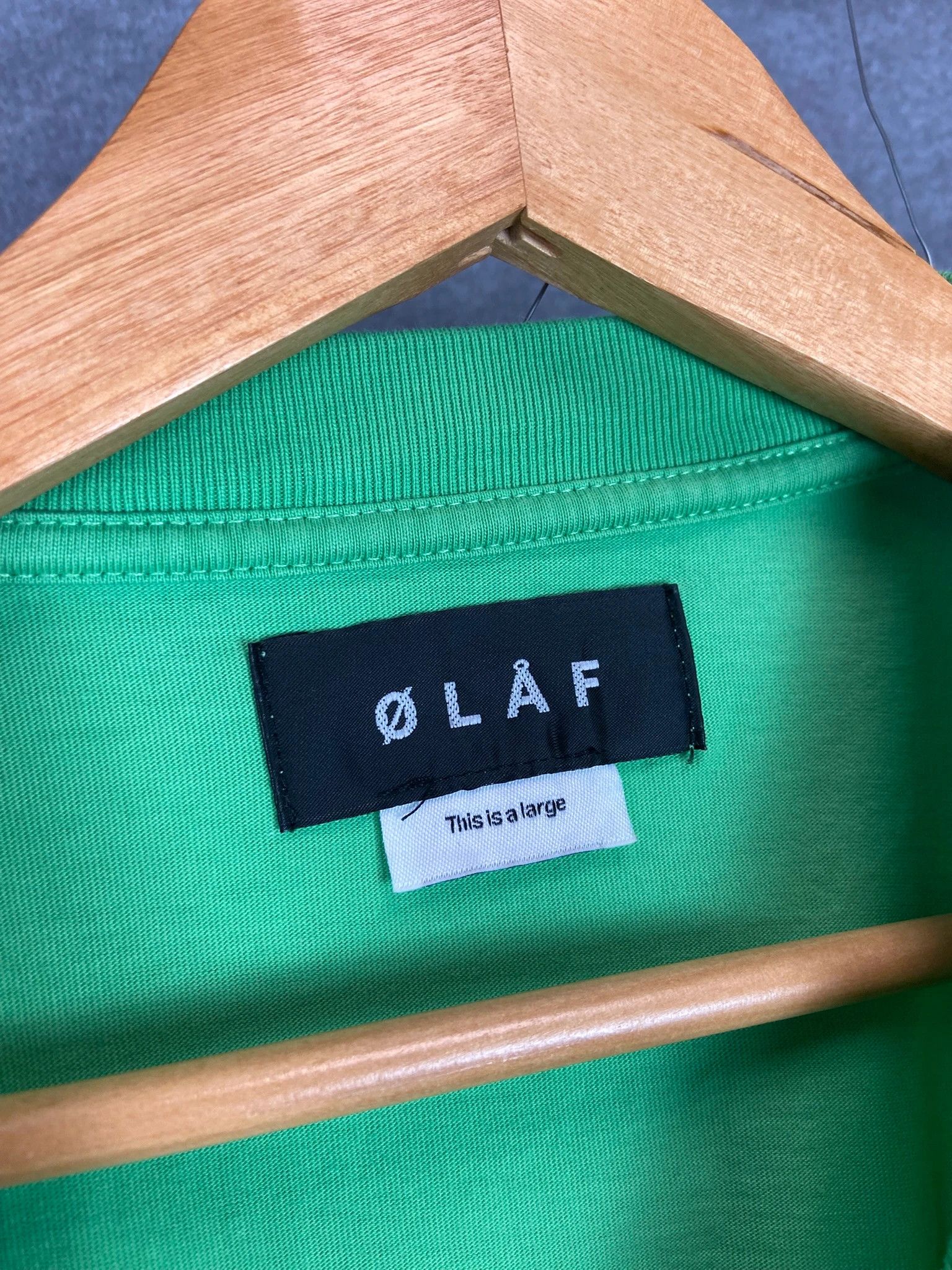 OLAF OLAF Logo Tee Green Minimalist L Size US L / EU 52-54 / 3 - 3 Thumbnail