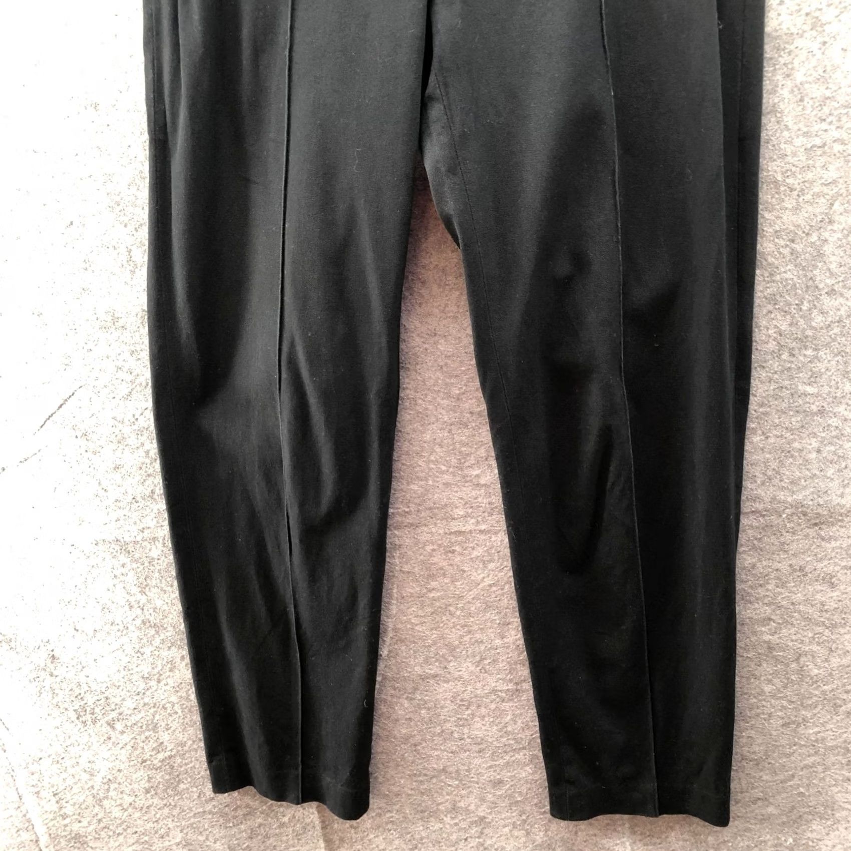 Ralph Lauren VINTAGE? No Title: Lauren Ralph Lauren Trouser Pants Womens 6P Black Straight Front Seam Stretch Size 28" / US 6 / IT 42 - 4 Thumbnail