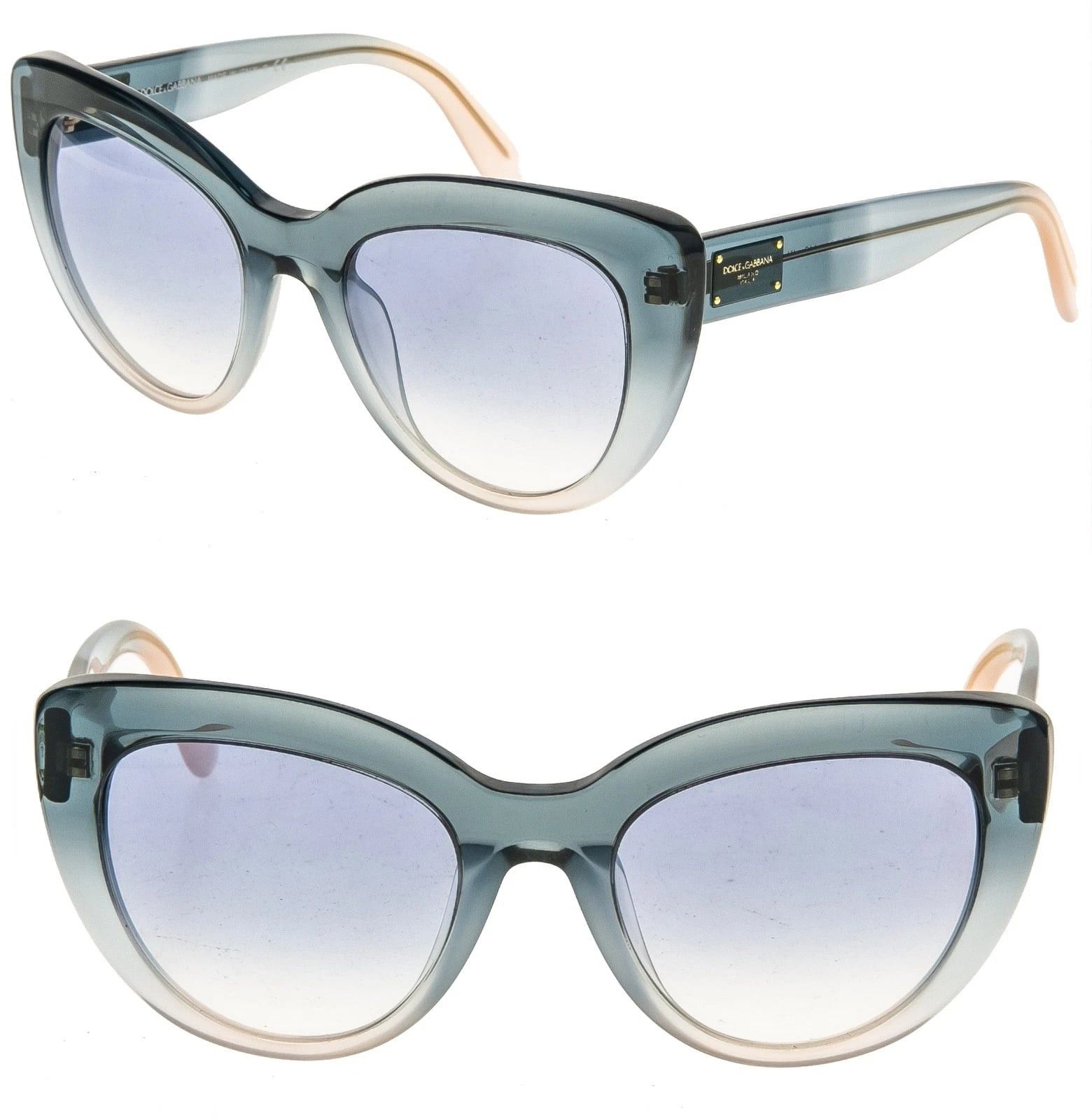 Dolce & Gabbana DOLCE & GABBANA DG4287 4287 Blue Gradient Logo Sunglasses Size ONE SIZE - 1 Thumbnail