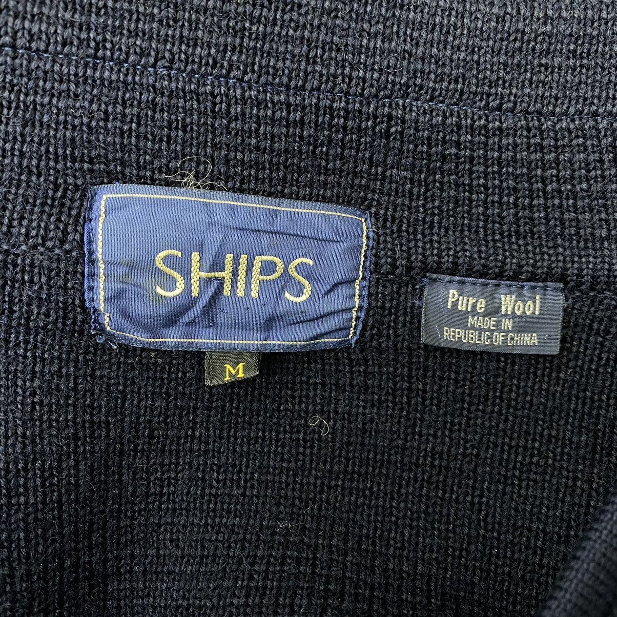 Japanese Brand × SHIPS SHIPS Japanese Brand Wool Navy Cardigan Sweatshirt Size US M / EU 48-50 / 2 - 4 Thumbnail