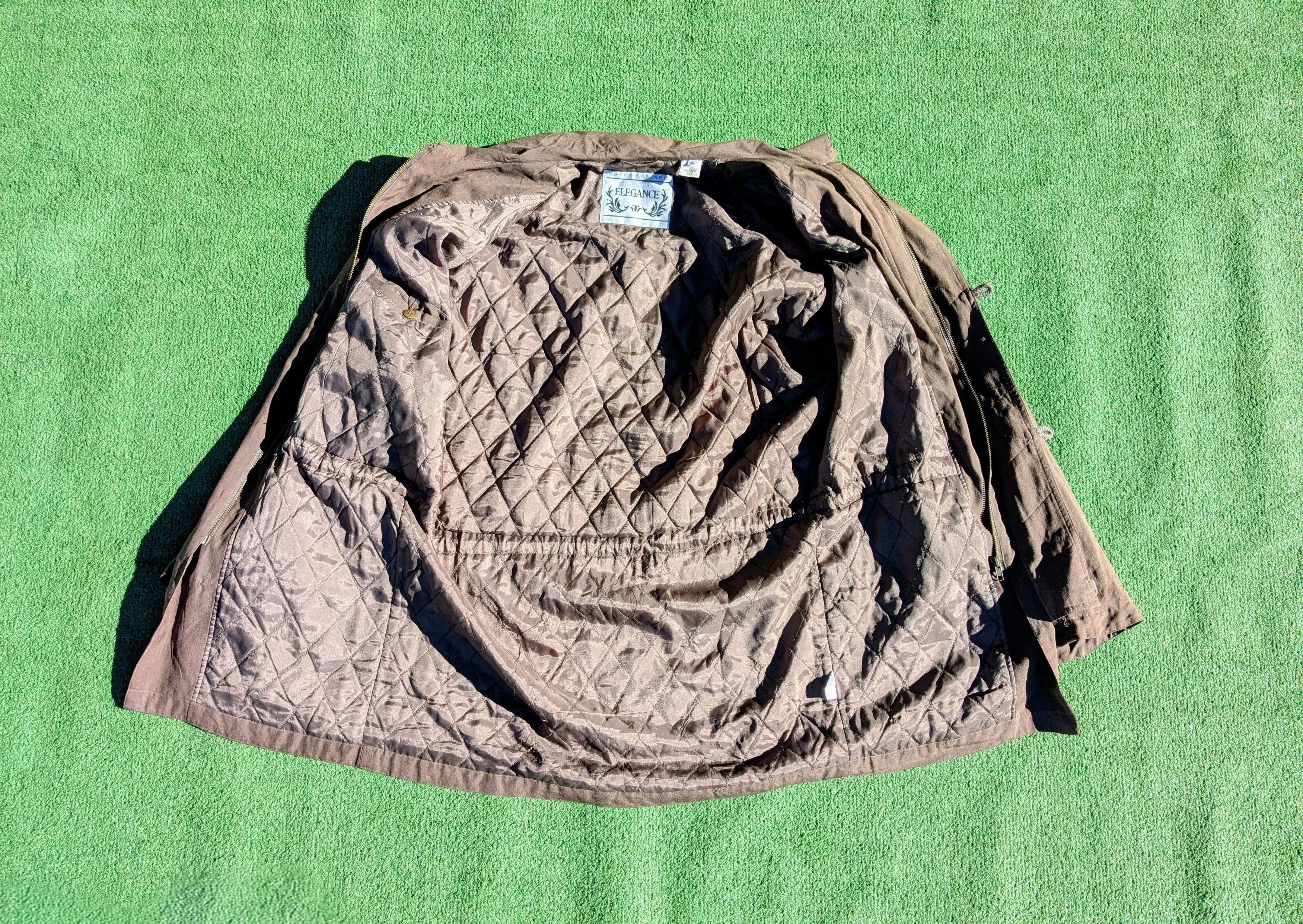 Other VTG Natty Partner CinnamonBrown Silk Cinch Waist Coat Jacket Size S / US 4 / IT 40 - 5 Thumbnail