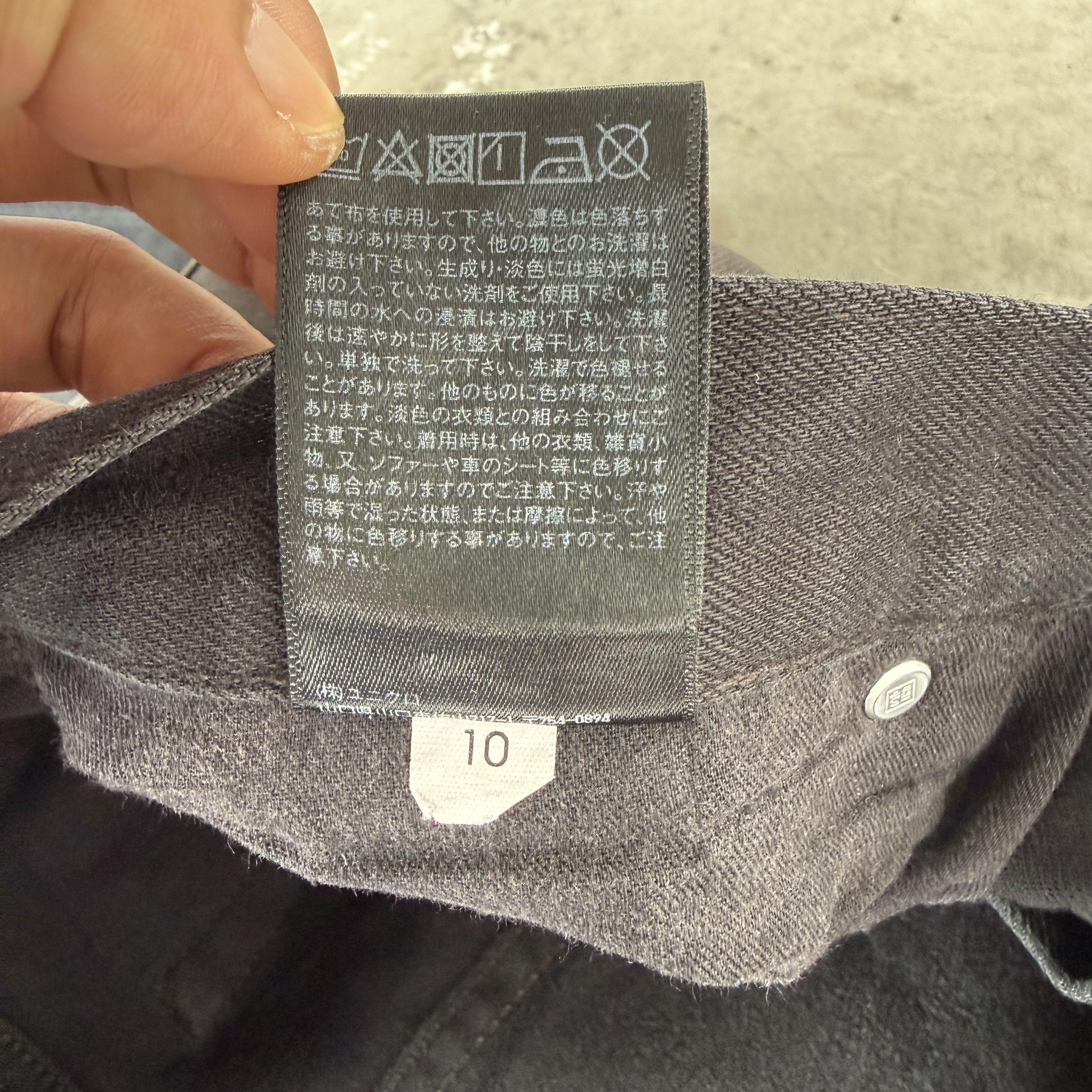 Black Label Vintage Japanese Brand Slim Fit Selvedge Denim Size US 33 - 12 Thumbnail