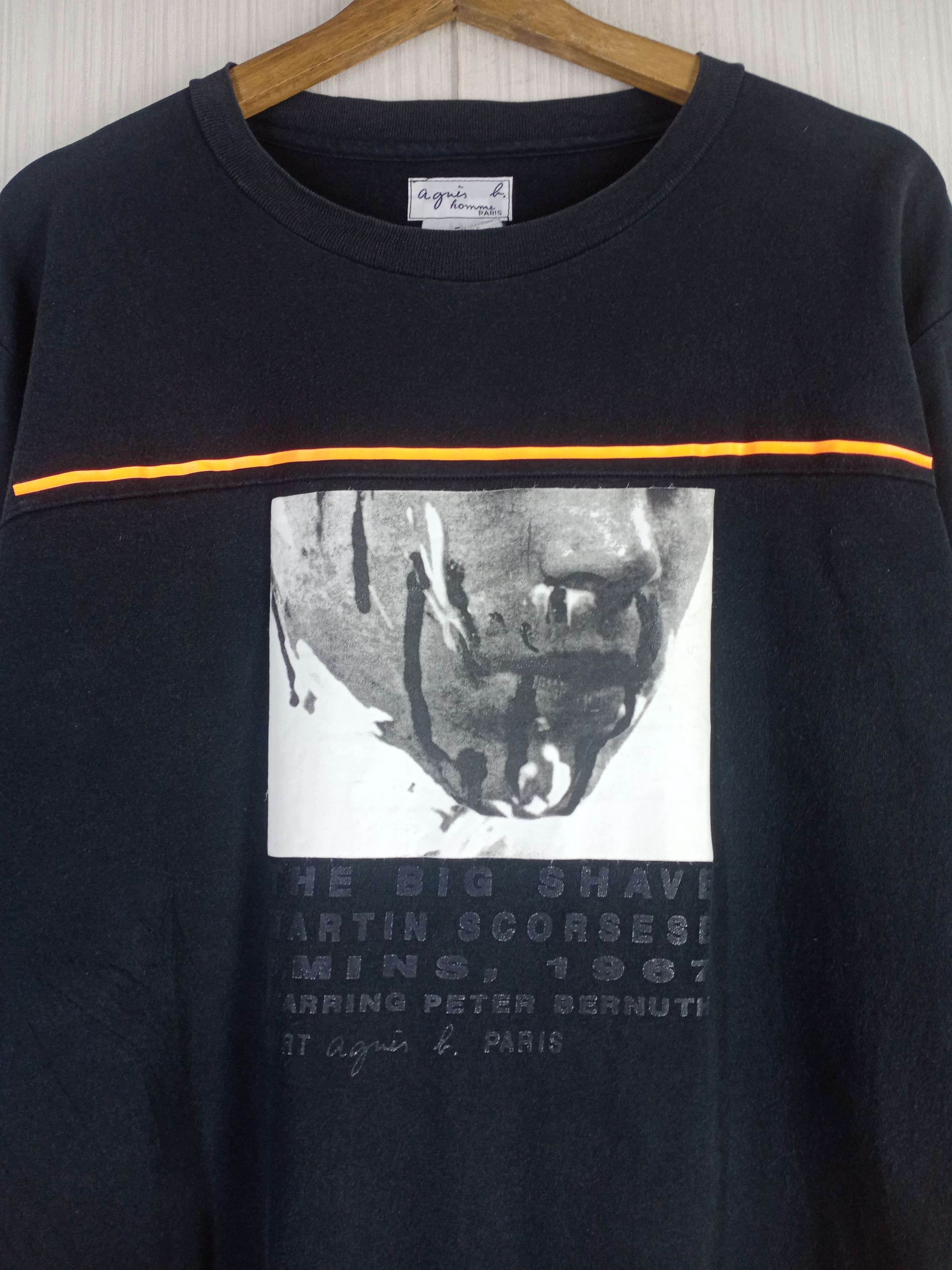 agnes b. Very Rare Vintage Agnes B. X The Big Shave Movie Tshirt Size US L / EU 52-54 / 3 - 3 Thumbnail