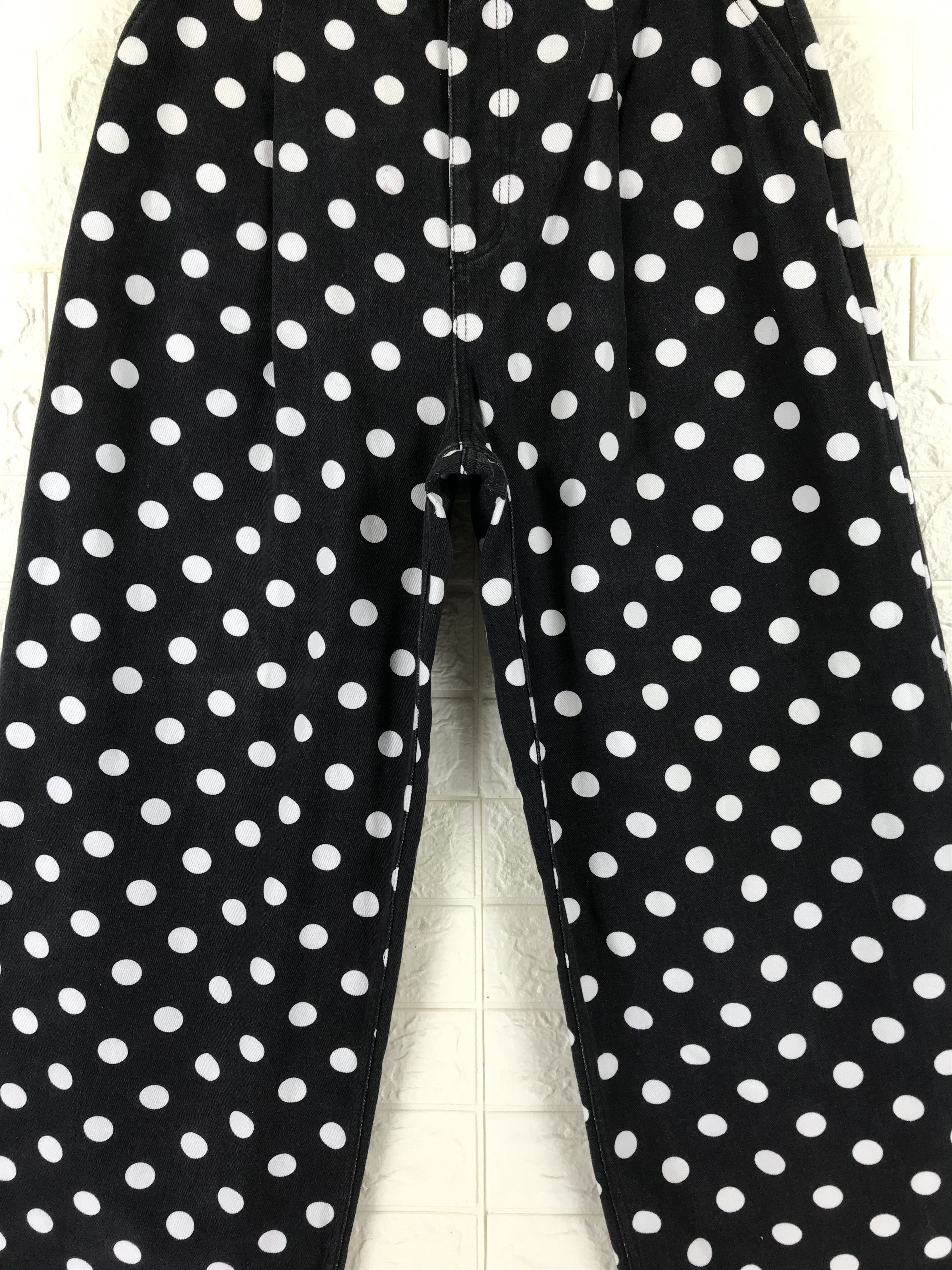 Japanese Brand Vintage Lucy & Yak Polkadot Crazy Baggy Jeans Size US 30 / EU 46 - 2 Thumbnail