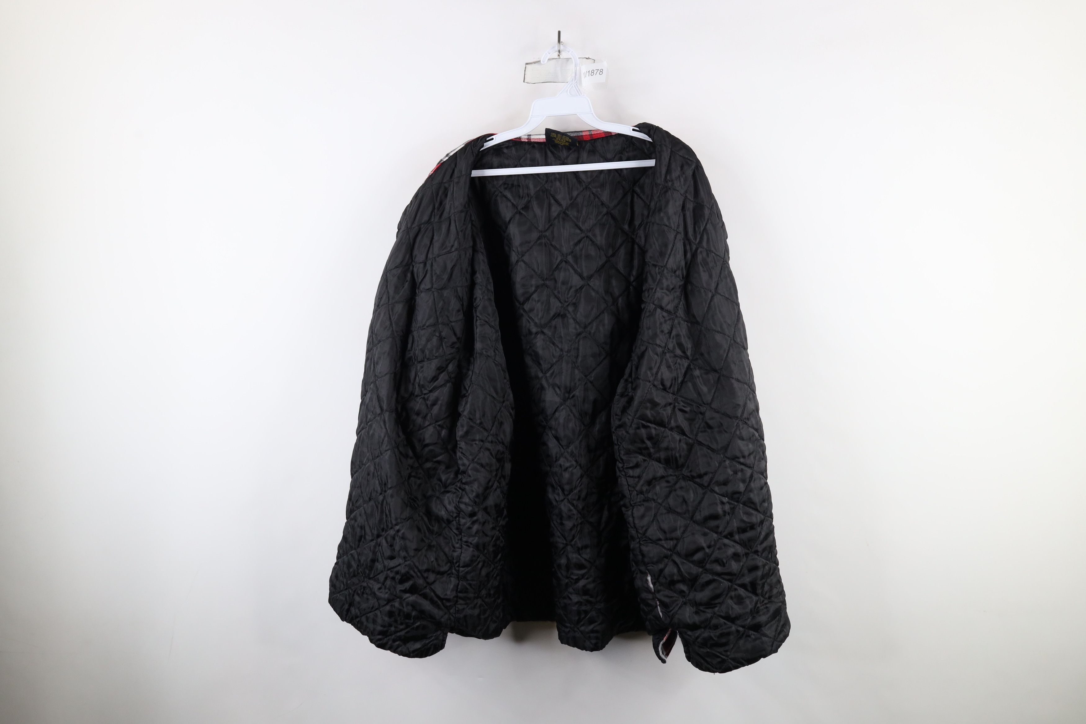 Vintage Vintage 90s Streetwear Quilted Flannel Button Shirt Jacket Size US XXL / EU 58 / 5 - 12 Thumbnail