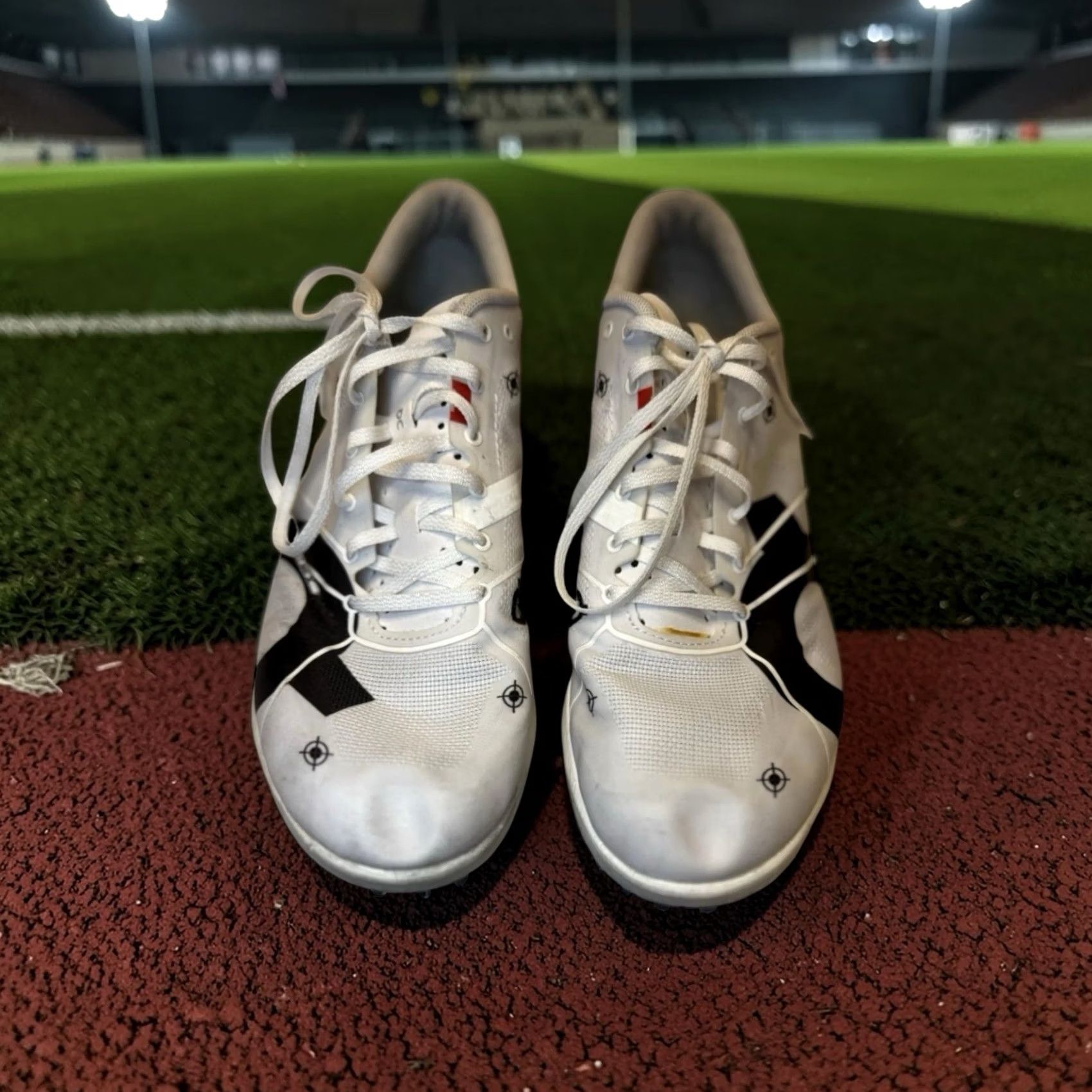Vintage On Cloudspike 10000m 2 Undyed White Mint Green Distance Track Spikes Mens 7 Size US 7 / EU 40 - 3 Thumbnail