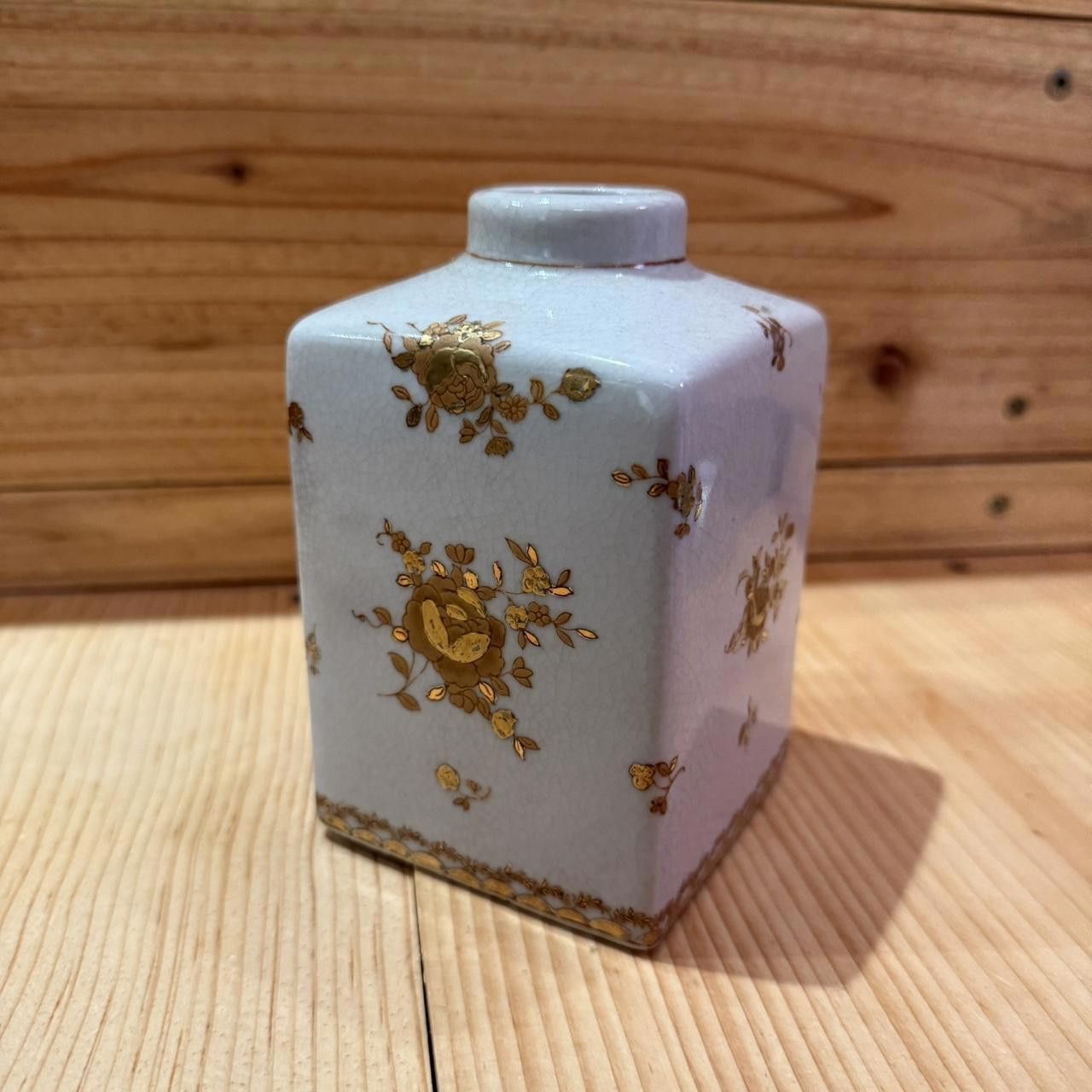 Designer Madeira Gold Foil Rose Vase/Bottle Size ONE SIZE - 2 Thumbnail