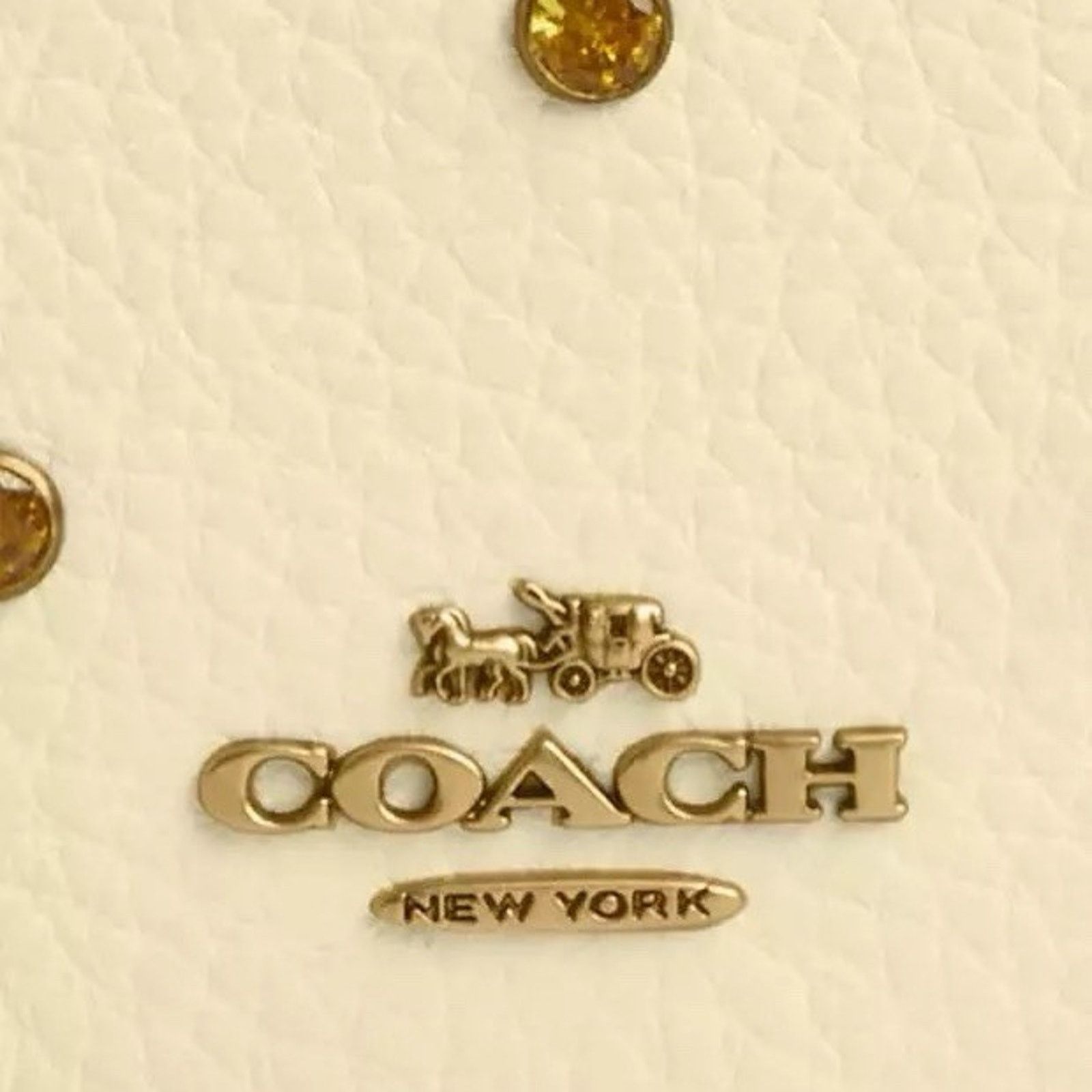 Coach NWT Coach Mini ID Card Crystal Wallet Key Moonlight CAT64 Size ONE SIZE - 7 Thumbnail