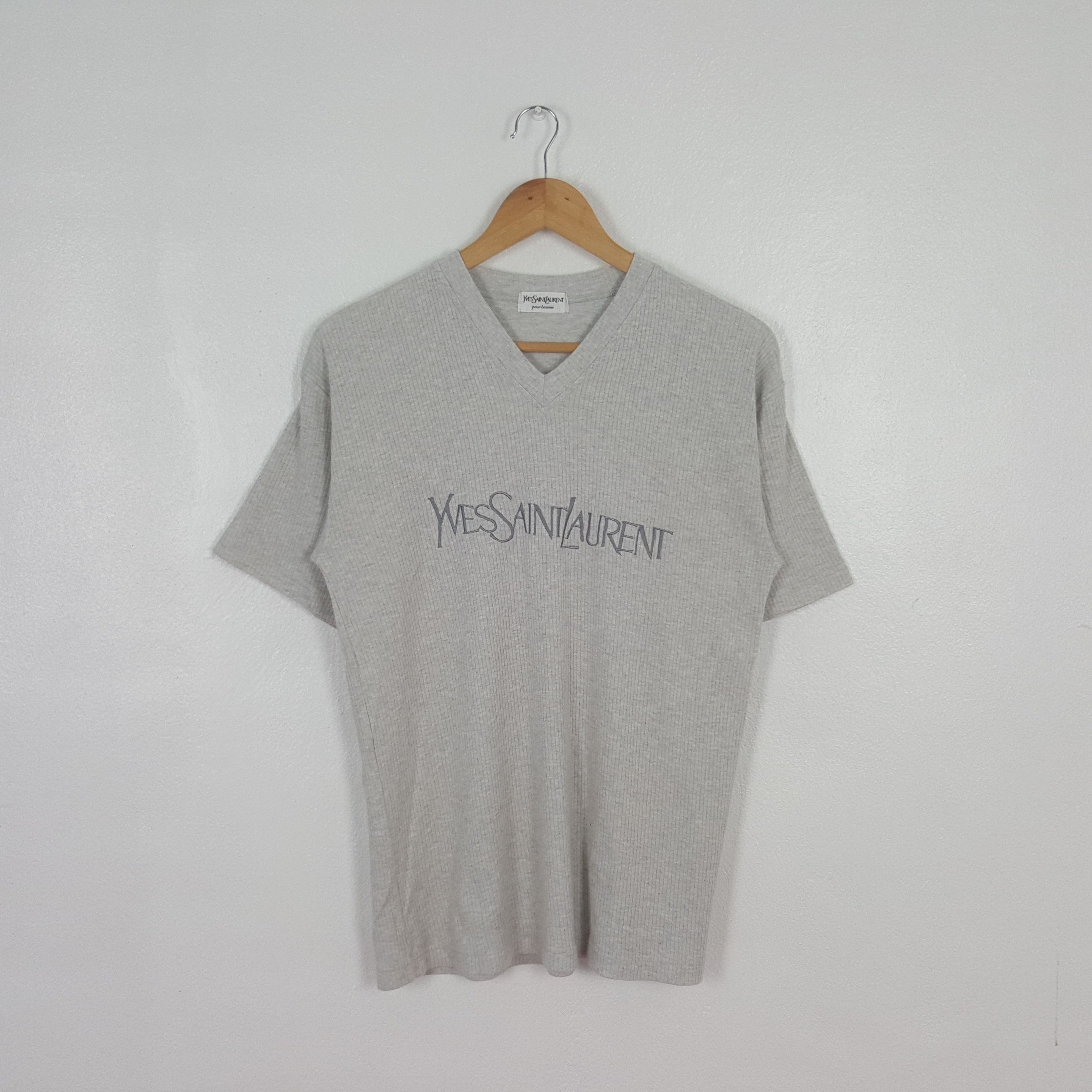 Yves Saint Laurent Vintage Yves Saint Laurent Designer Tshirt C312N44 Size US M / EU 48-50 / 2 - 1 Thumbnail