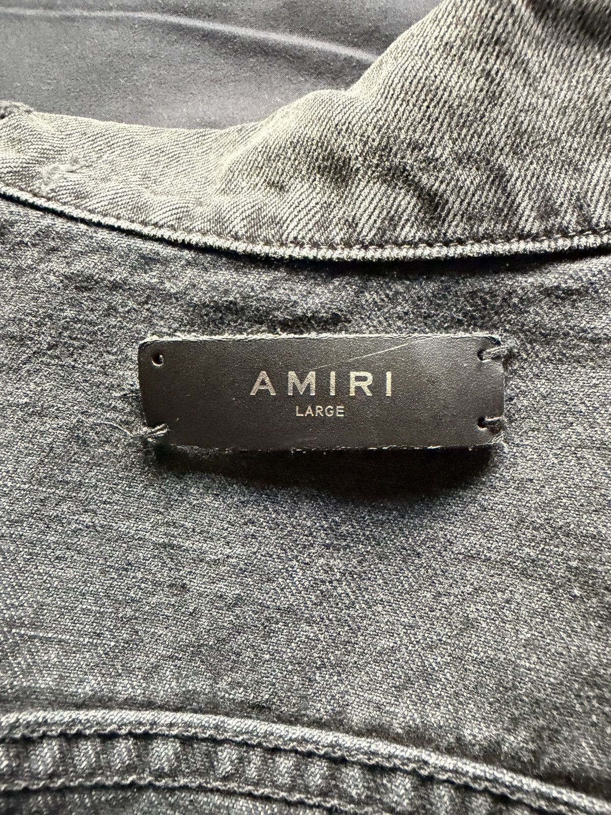 Amiri Amiri Distressed Reconstructed Denim Jacket Large Size US L / EU 52-54 / 3 - 8 Thumbnail