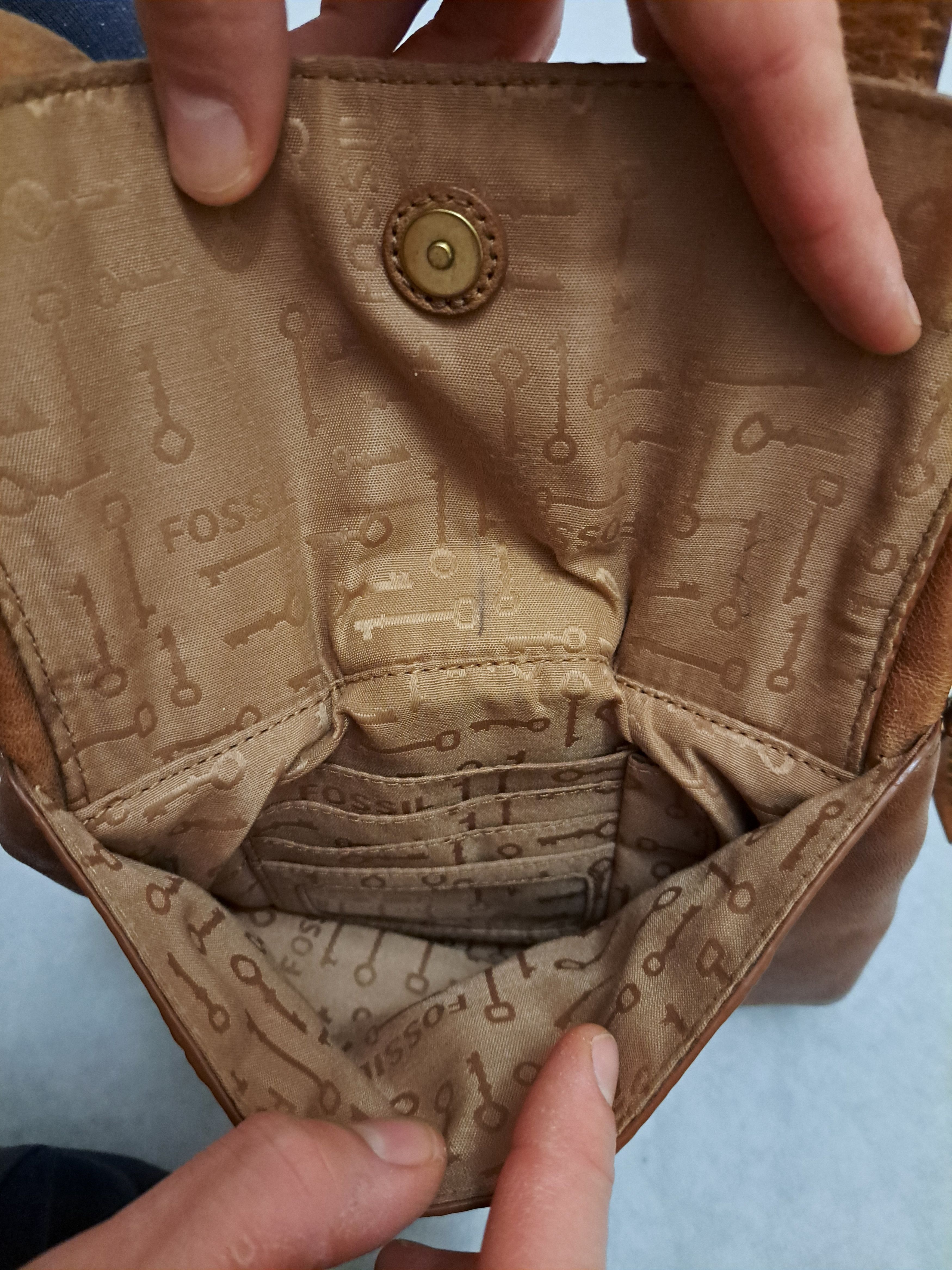 Fossil Brown leather Fossil crossbody bag Size ONE SIZE - 10 Thumbnail