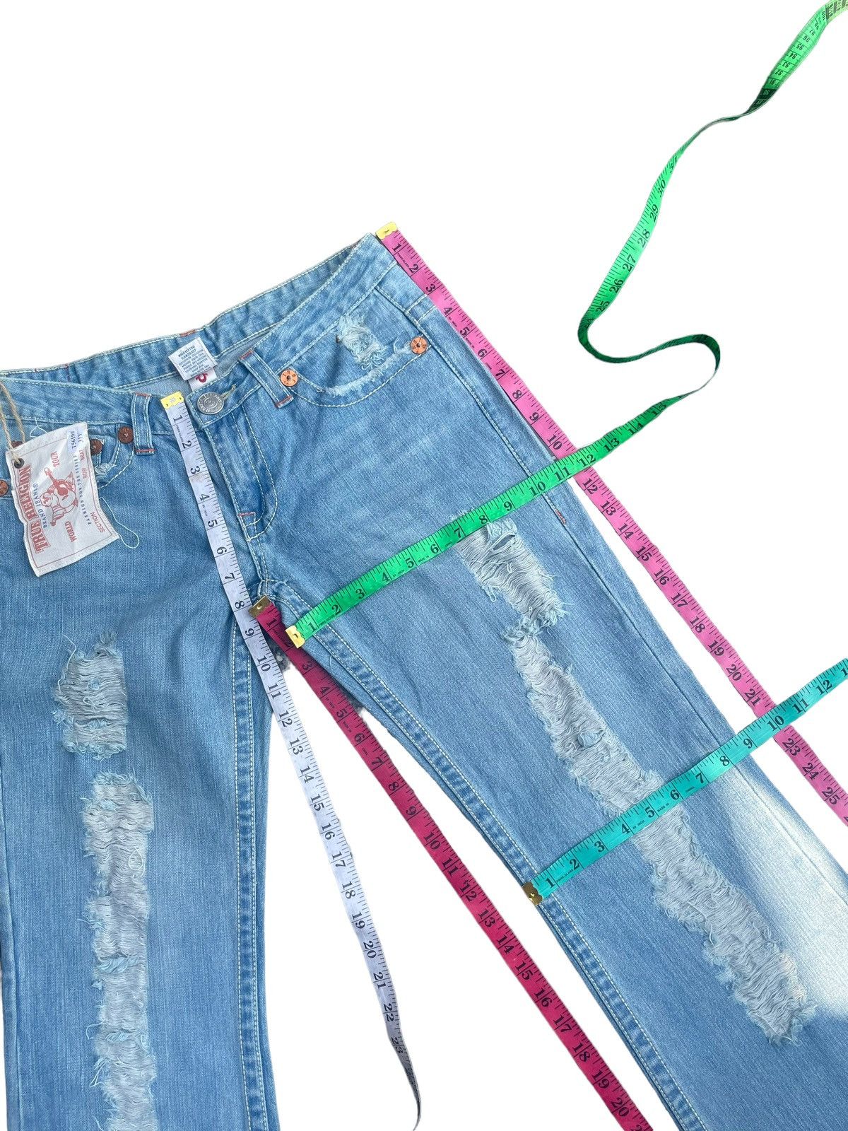 True Religion True Religion Joey Big T Distresed Denim Size 32" / US 10 / IT 46 - 19 Thumbnail
