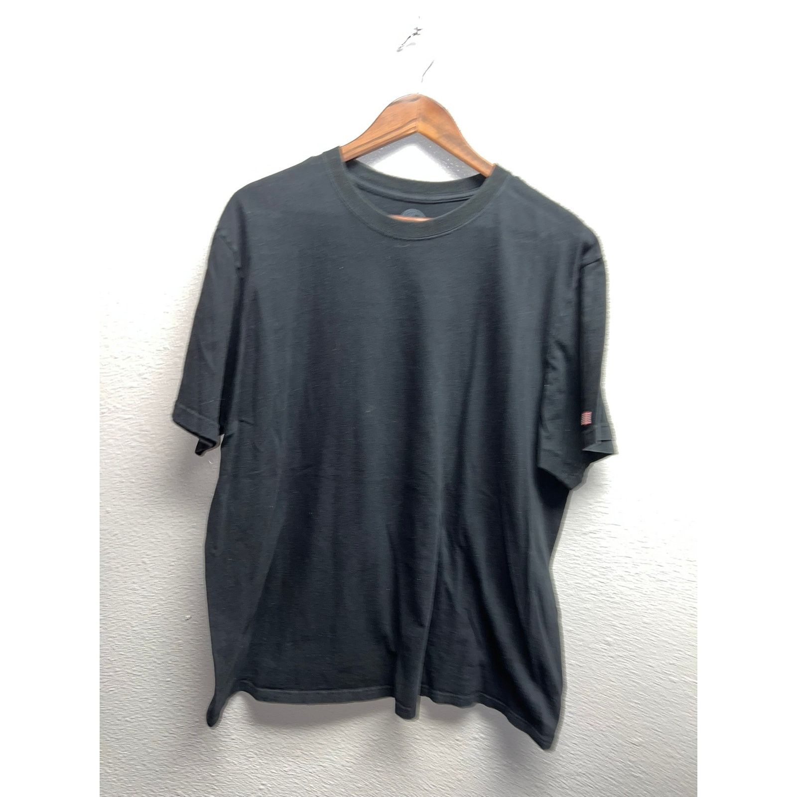 Jockey Jockey Black Blank Short Sleeve Shirt Tee XL X-Large Men's Size US XL / EU 56 / 4 - 1 Thumbnail