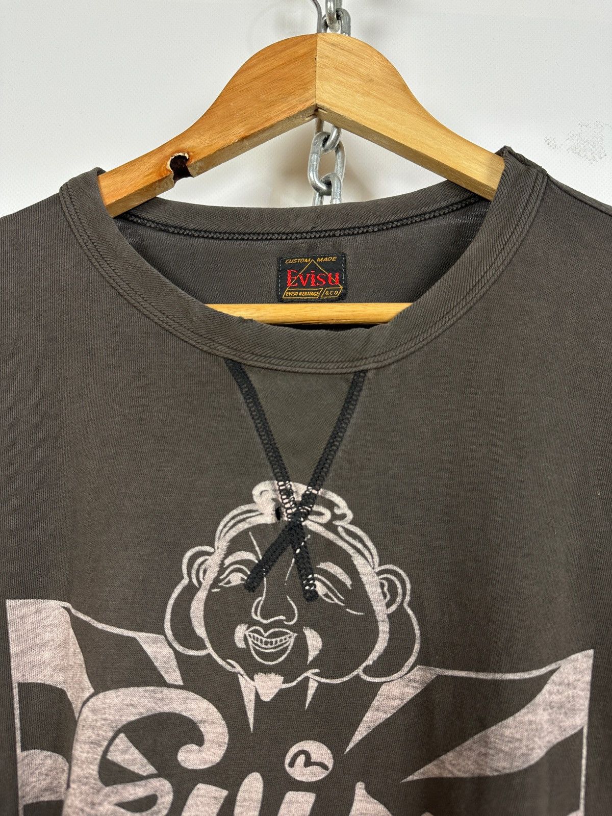 Evisu Vintage Evisu Faded T-Shirt Size US L / EU 52-54 / 3 - 6 Thumbnail