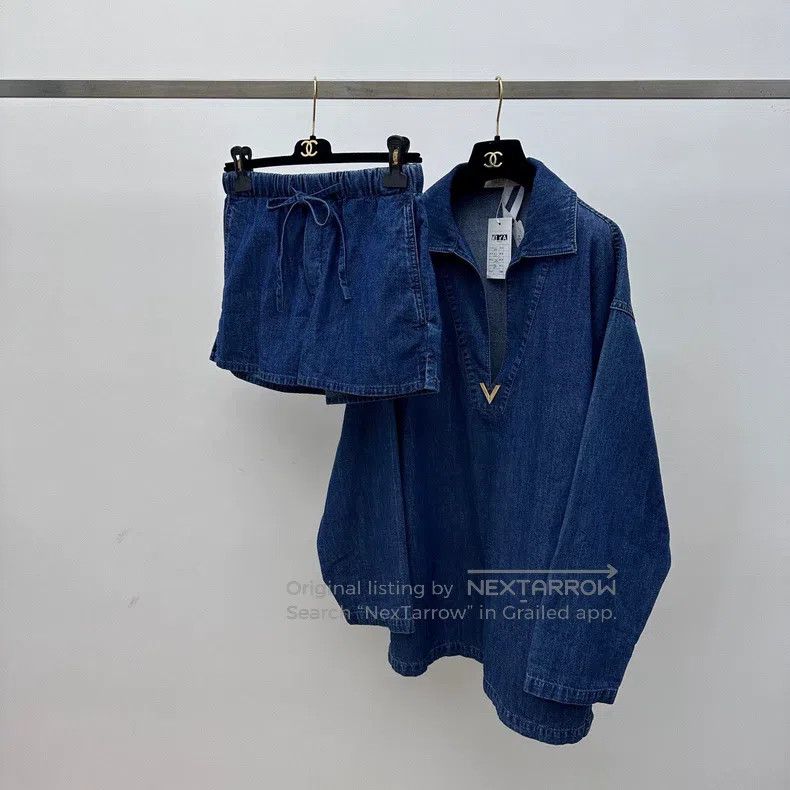 Valentino Valentino Denim suit Size XS / US 0-2 / IT 36-38 - 1 Thumbnail