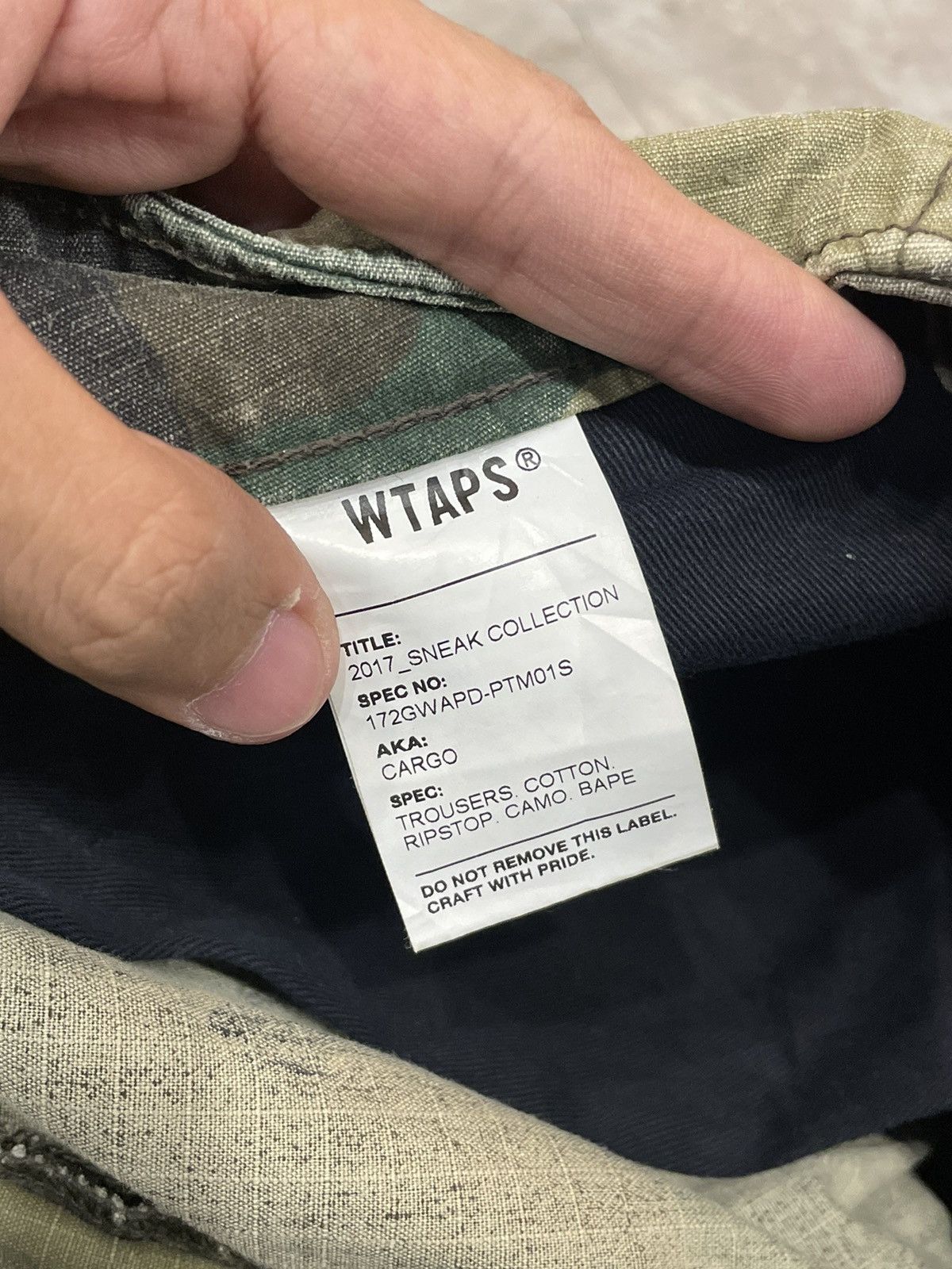 Bape × Wtaps Bape x Wtaps Cargo Pants Size US 30 / EU 46 - 6 Thumbnail