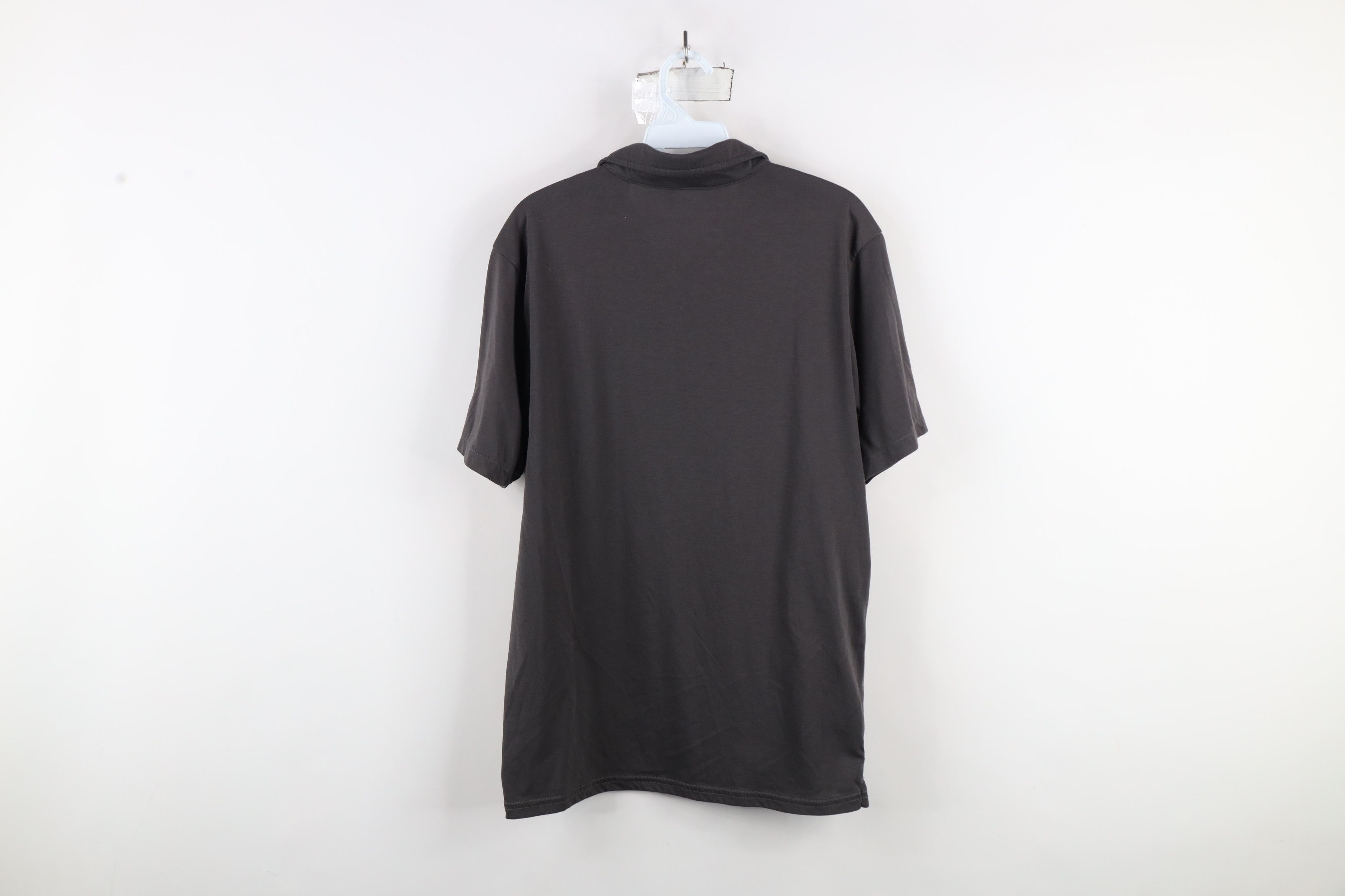 Prana × Vintage prAna Breathe Stretch Knit Neriah Collared Polo Shirt Gray Size US L / EU 52-54 / 3 - 11 Thumbnail
