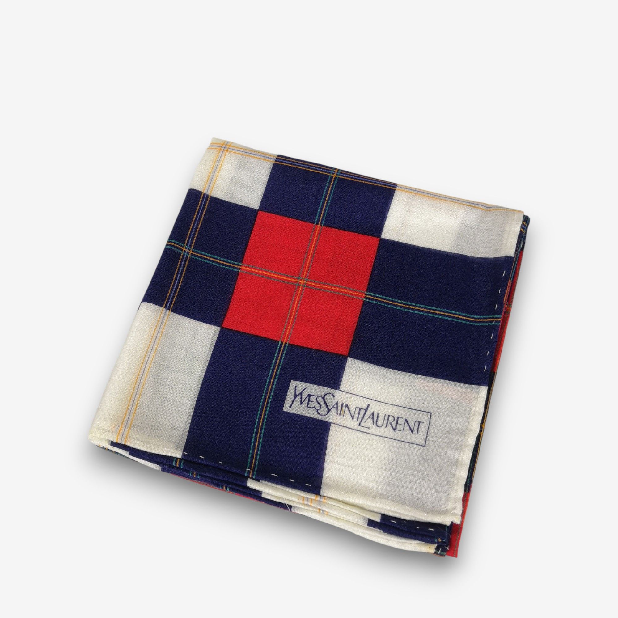 Vintage Vintage Yves Saint Laurent Handkerchief Pocketsquare Bandana Size ONE SIZE - 4 Thumbnail