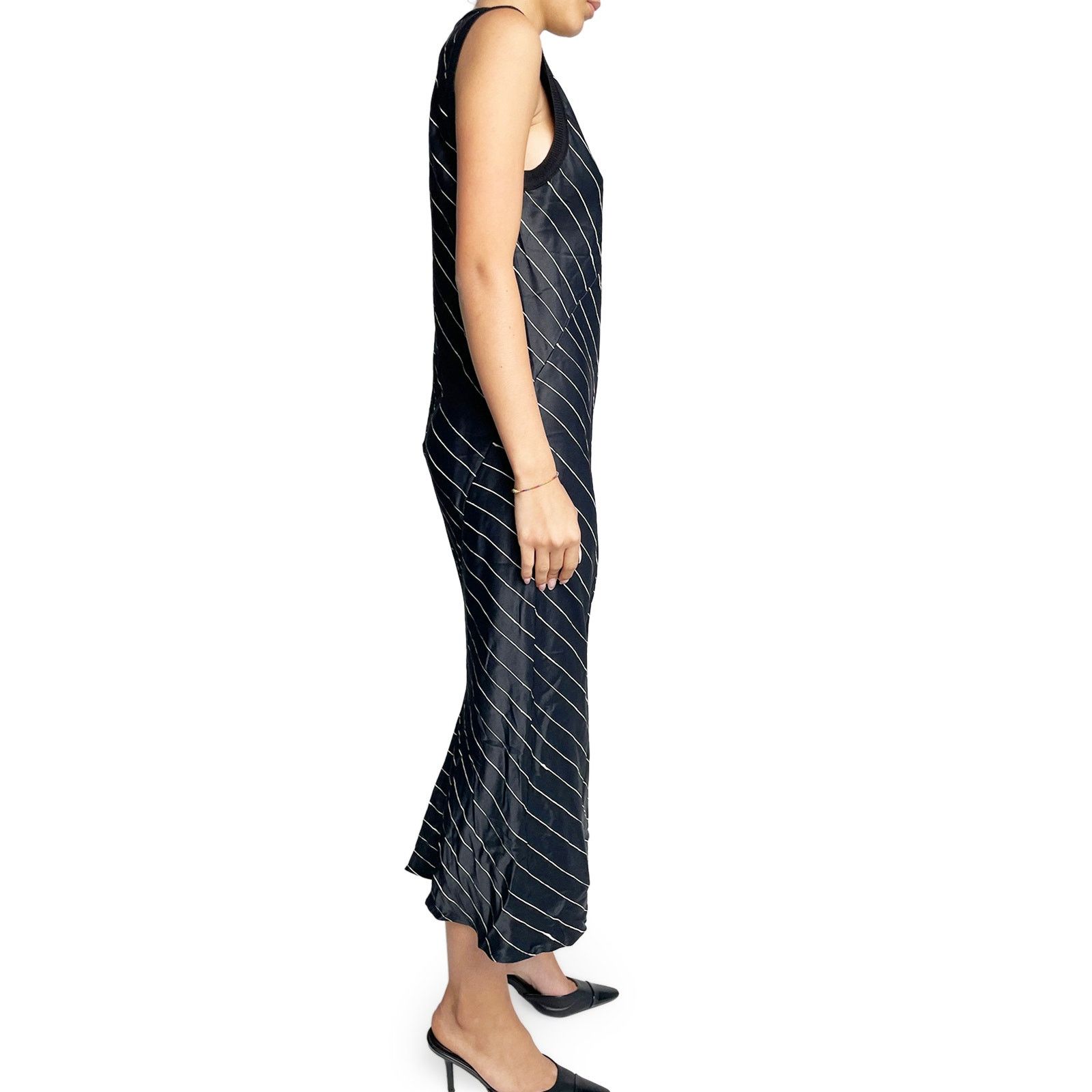 DKNY Navy pinstripe dress Size S / US 4 / IT 40 - 3 Thumbnail