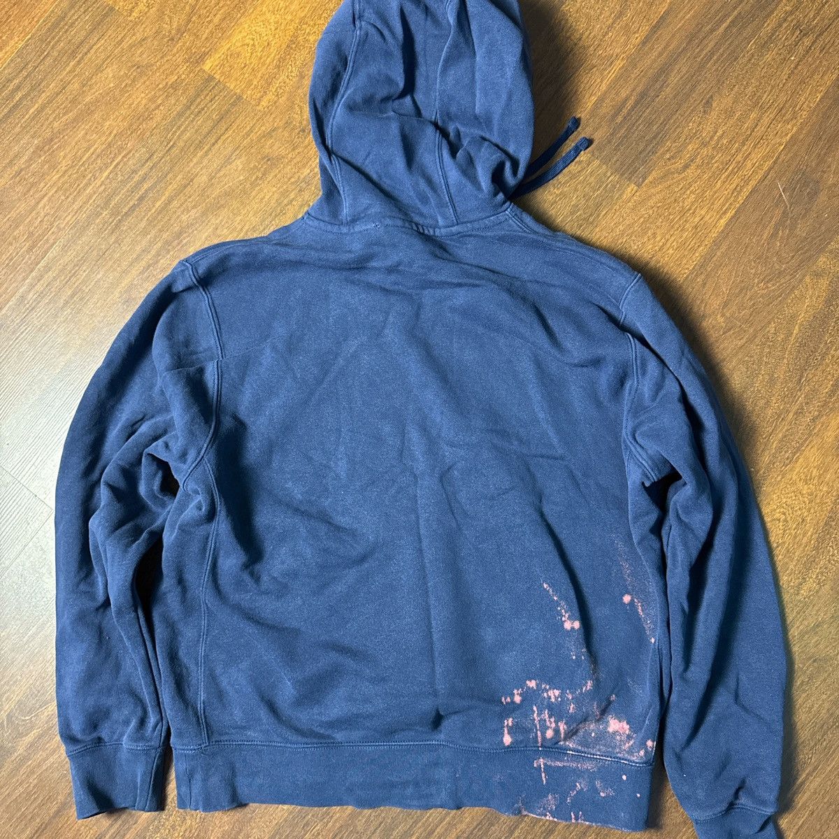Nike Y2K Navy blue nike swoosh hoodie Size US M / EU 48-50 / 2 - 2 Thumbnail