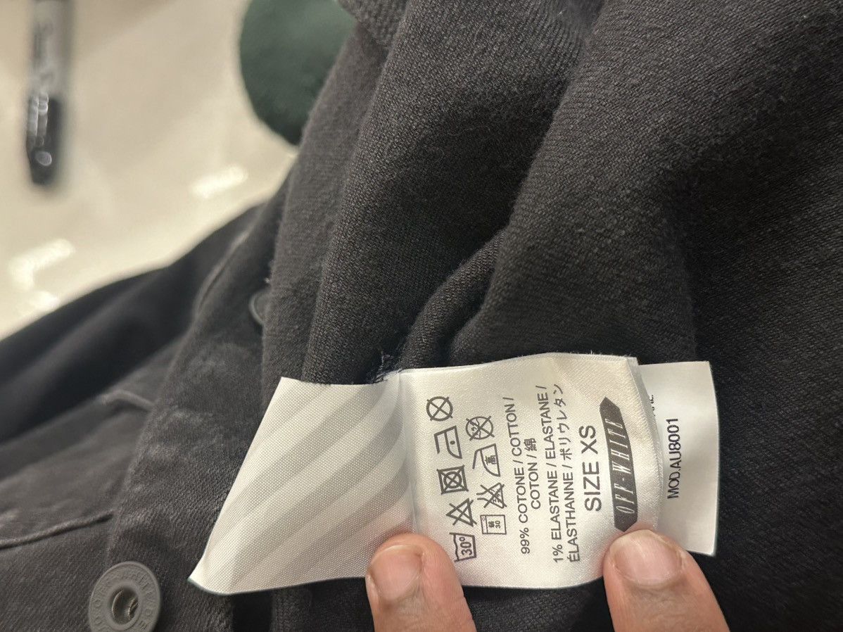 Off-White Off White OG Denim Eagle Jacket Size US XS / EU 42 / 0 - 5 Thumbnail